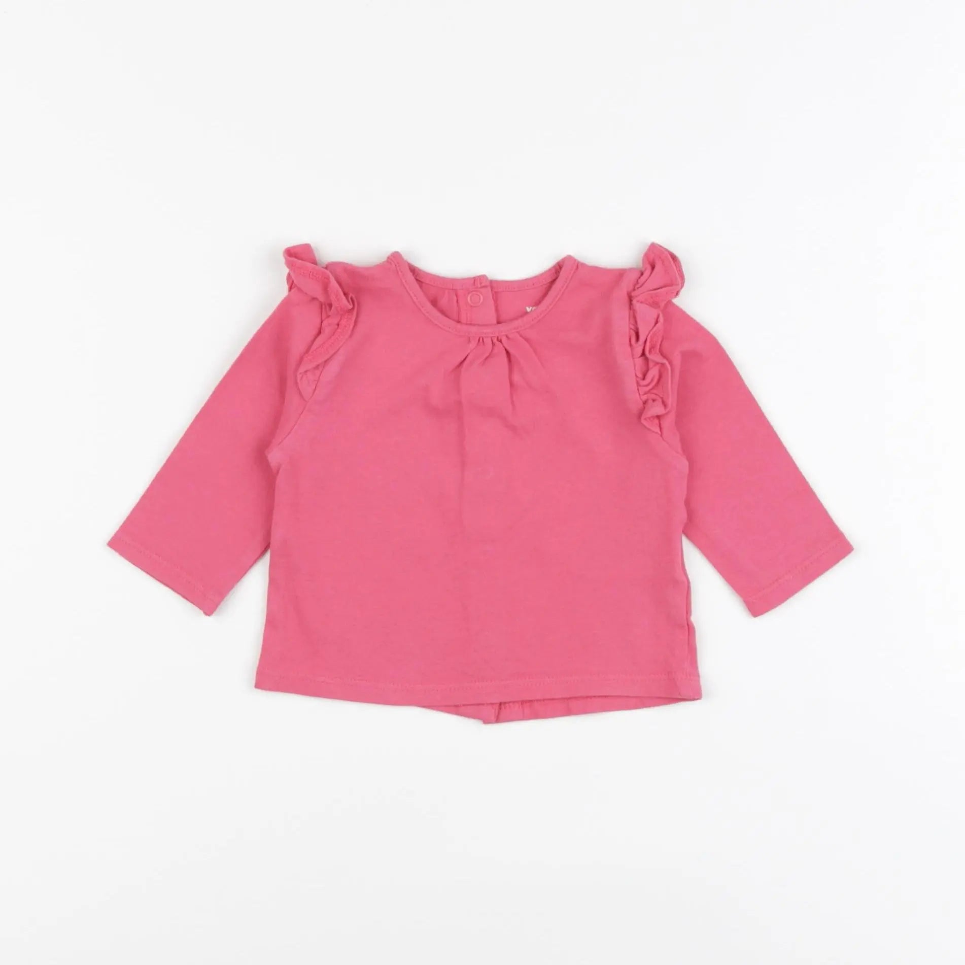Vertbaudet - tee-shirt rose - 3 mois
