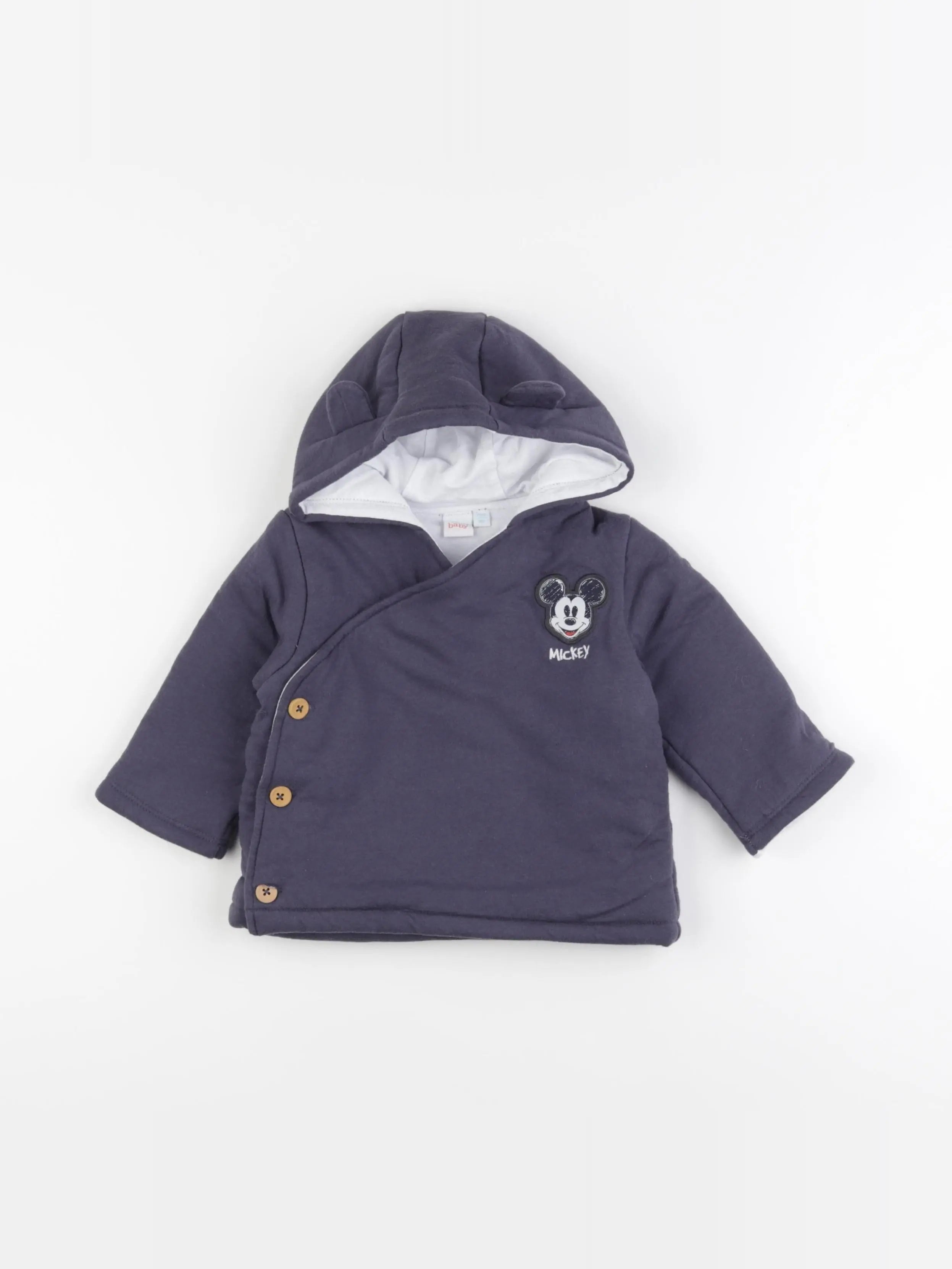 Vertbaudet - sweat bleu - 9 mois