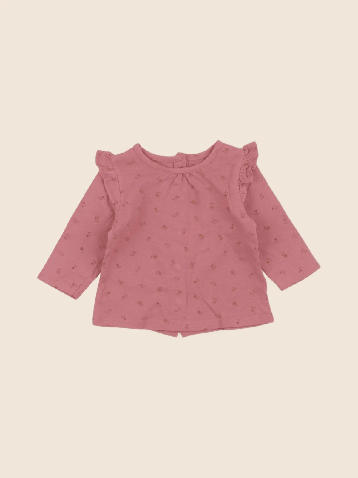 Vertbaudet - tee-shirt rouge - 3 mois