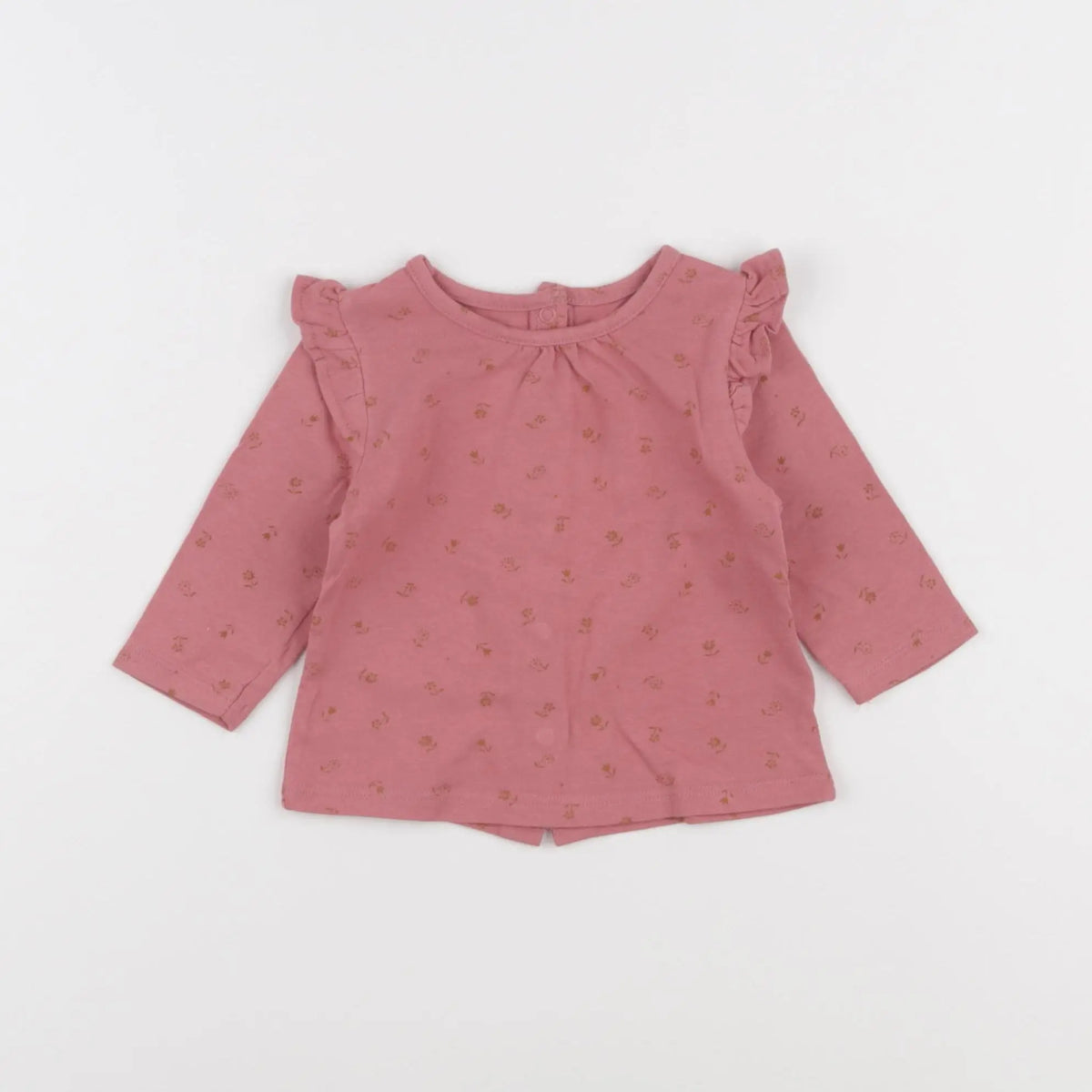 Vertbaudet - tee-shirt rouge - 3 mois