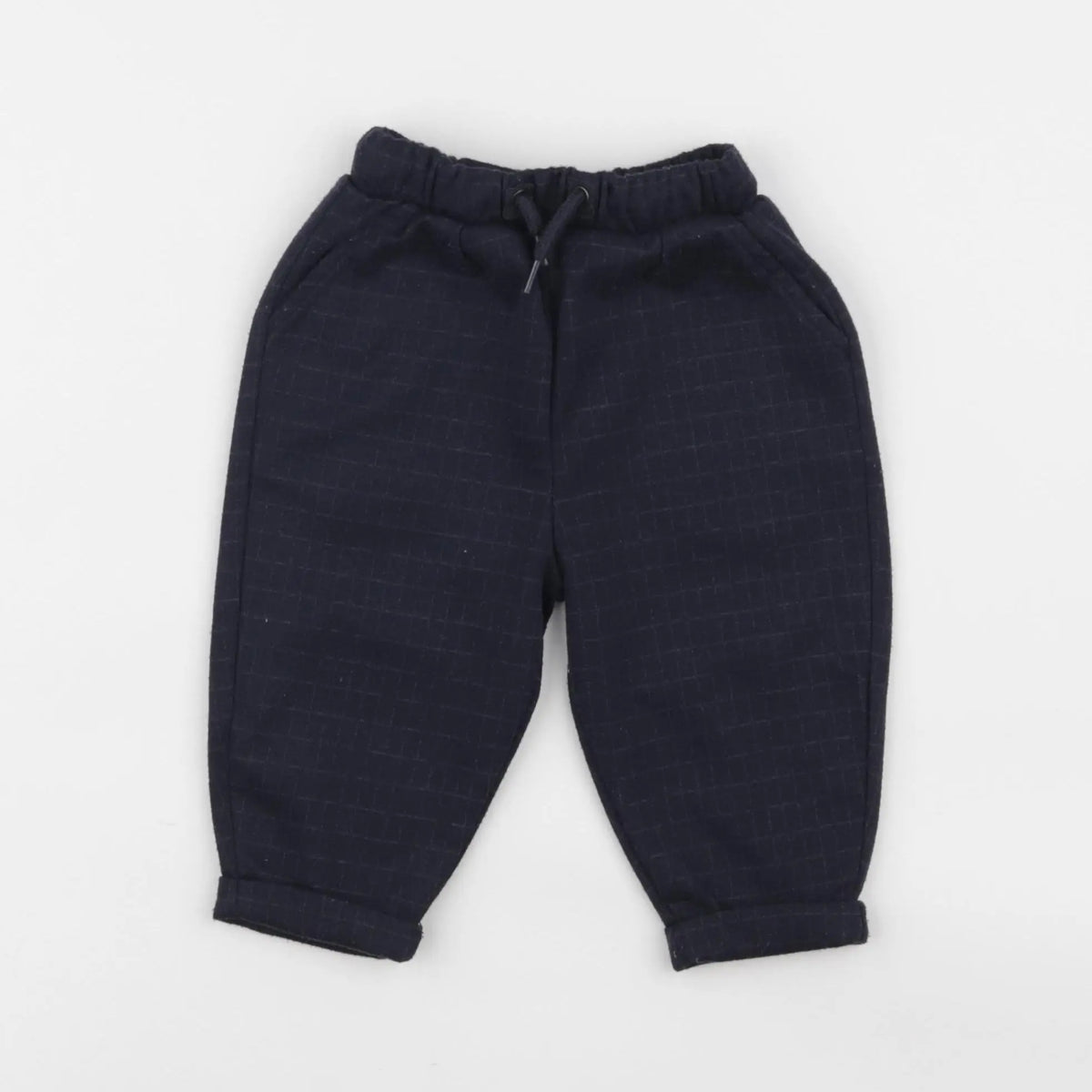 Vertbaudet - pantalon bleu - 9 mois