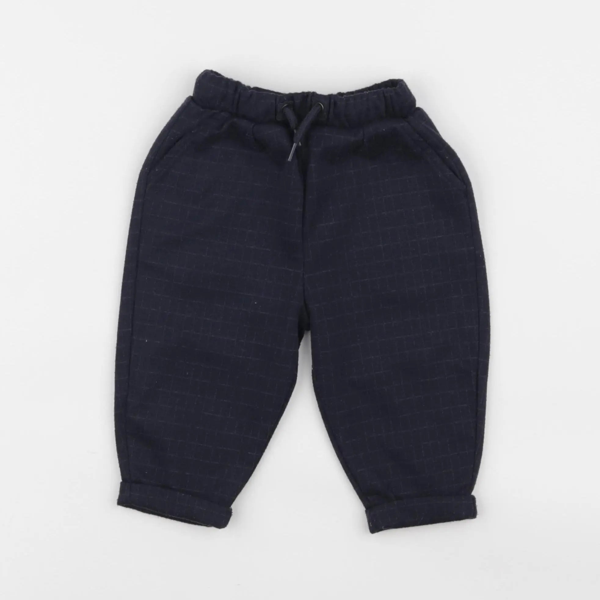 Vertbaudet - pantalon bleu - 9 mois