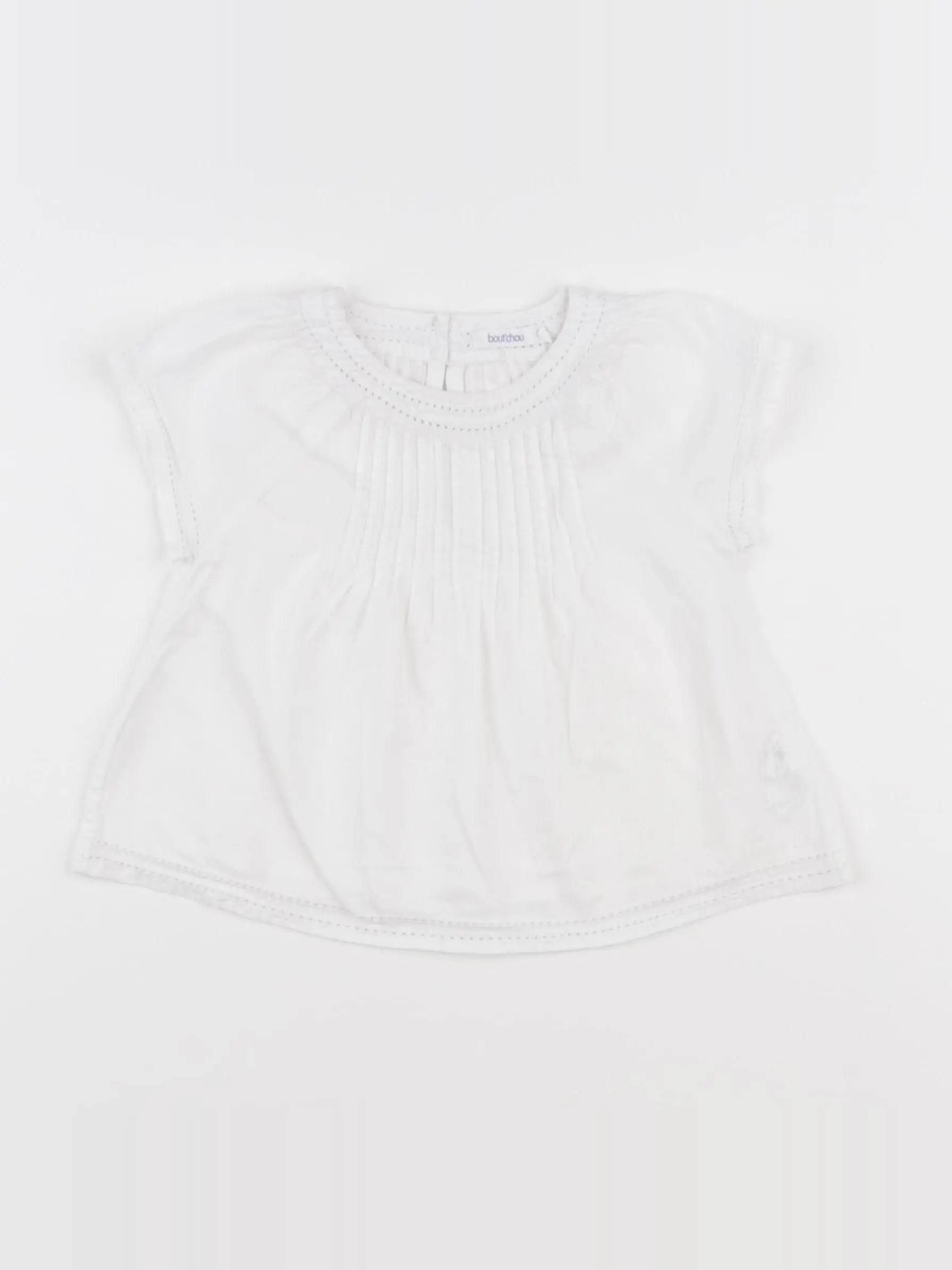 Boutchou - blouse blanc - 9 mois
