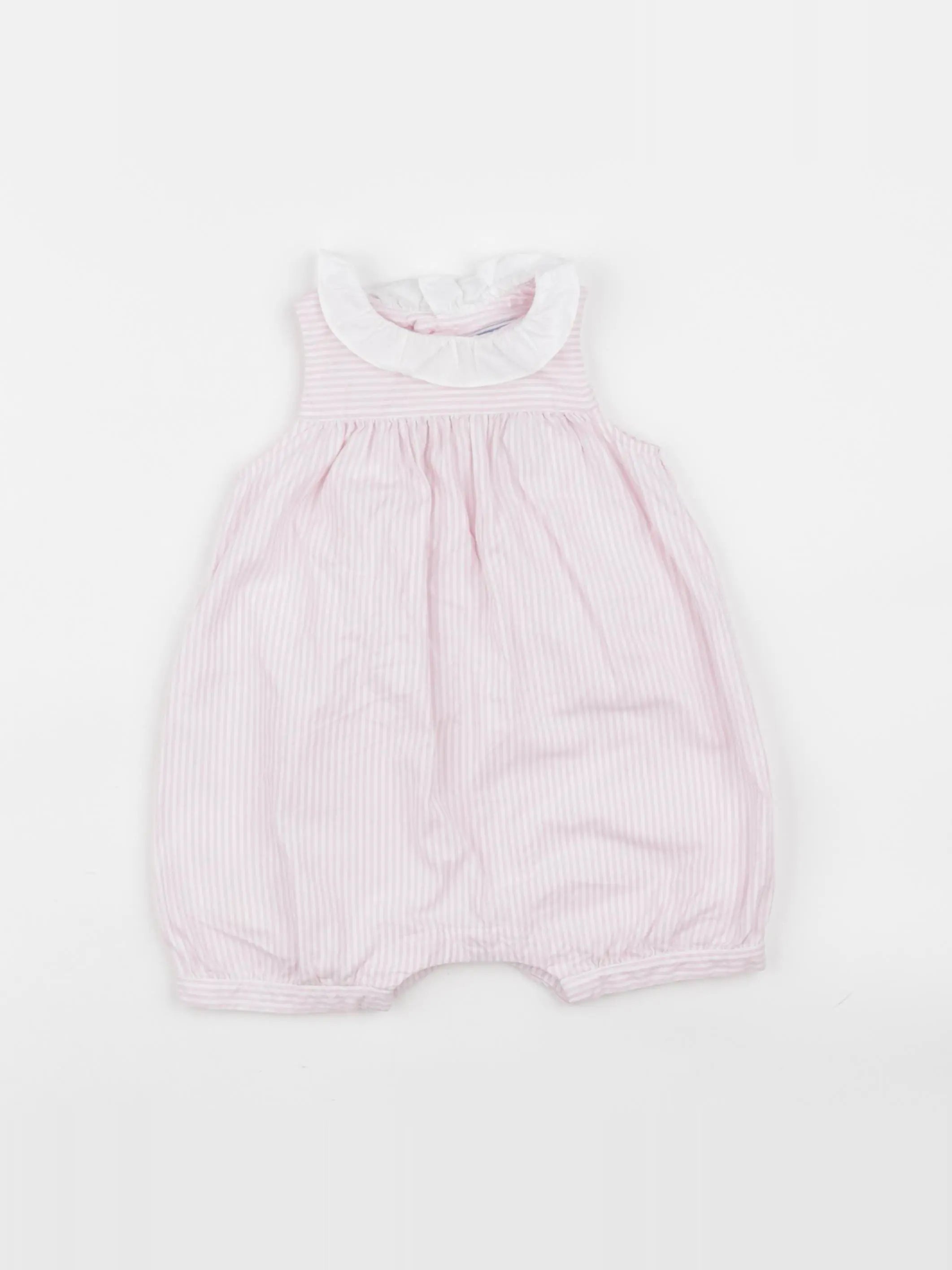 Jacadi - combinaison rose, blanc - 6 mois