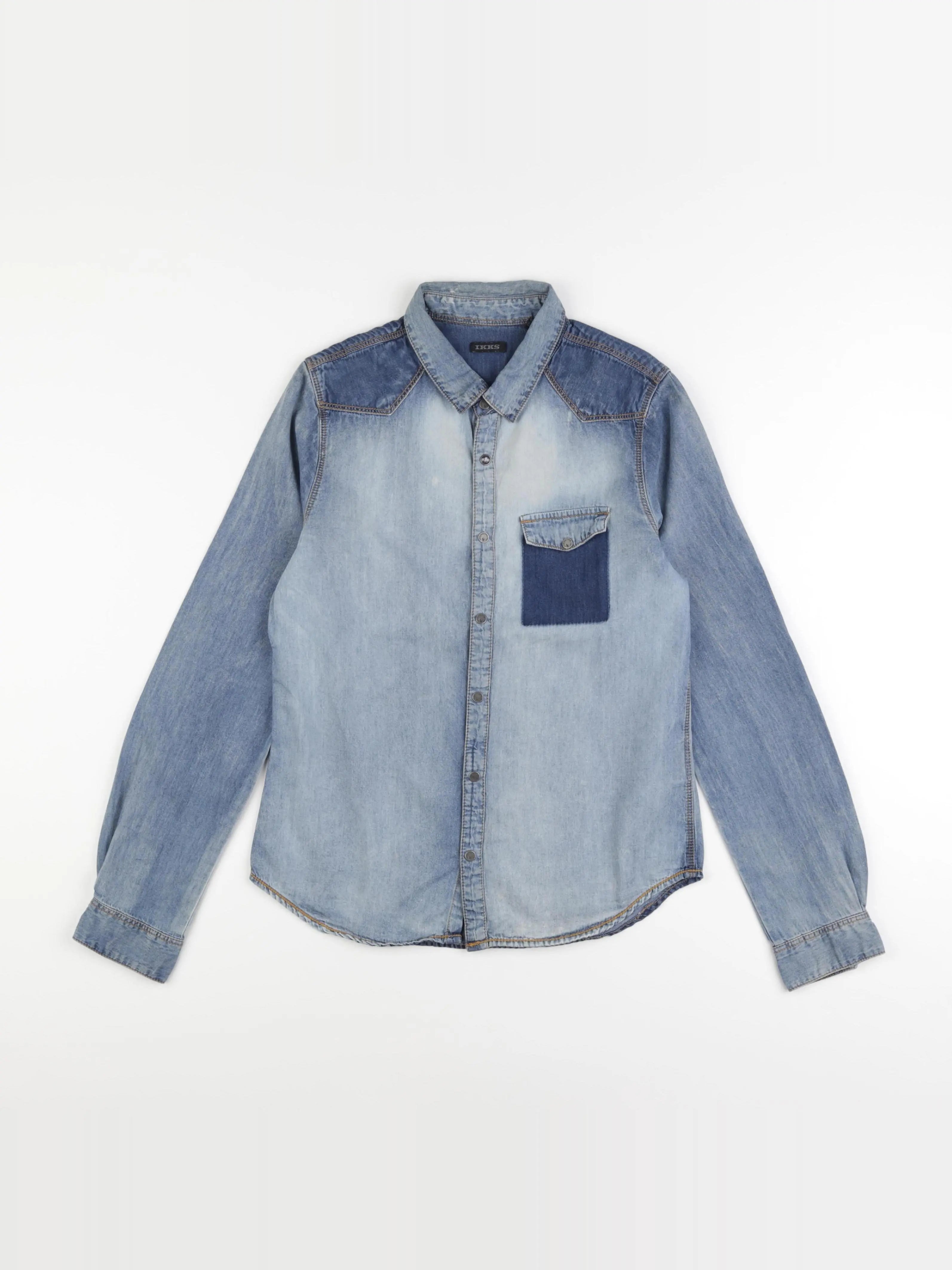 IKKS - chemise bleu - 12 ans