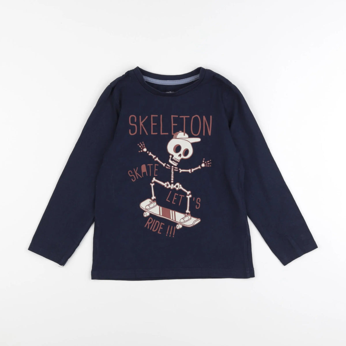 Vertbaudet - tee-shirt bleu - 6 ans