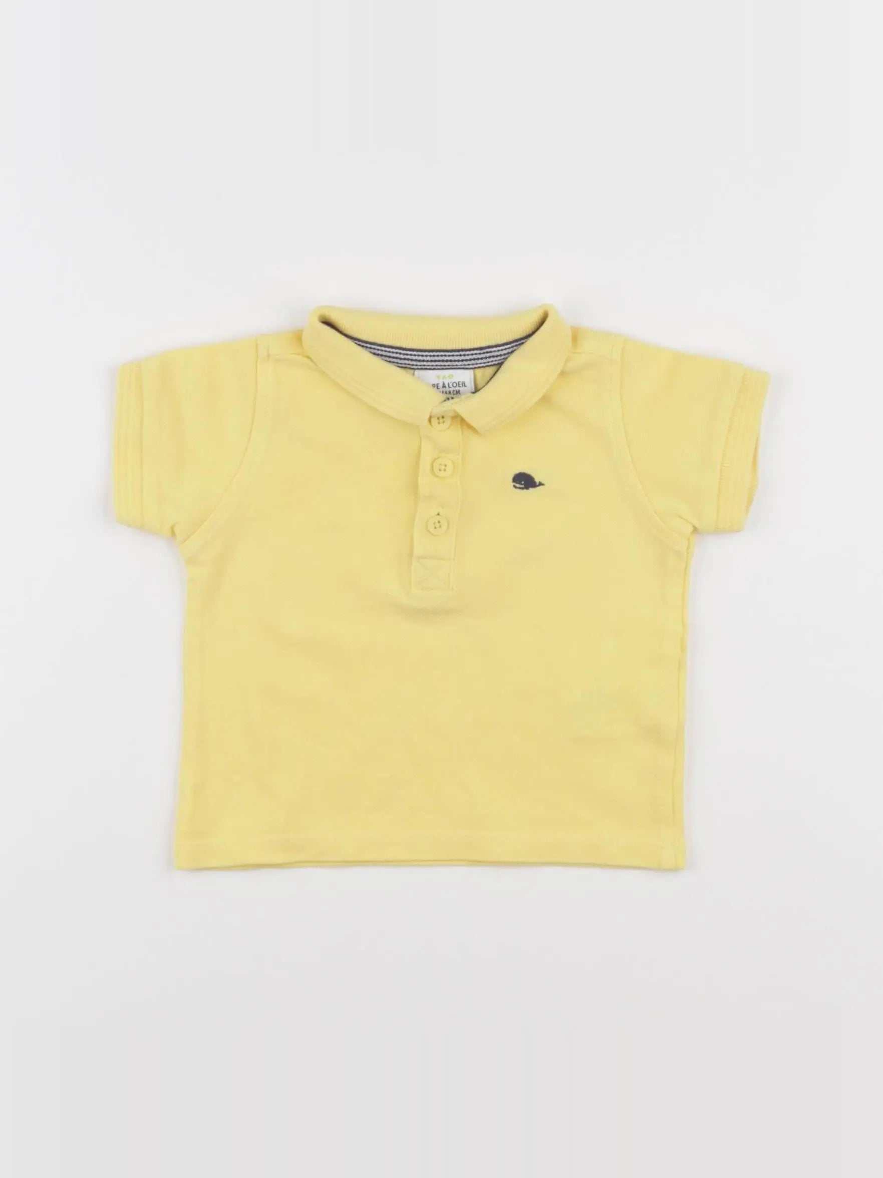 Tape à l'oeil - polo jaune - 6 mois