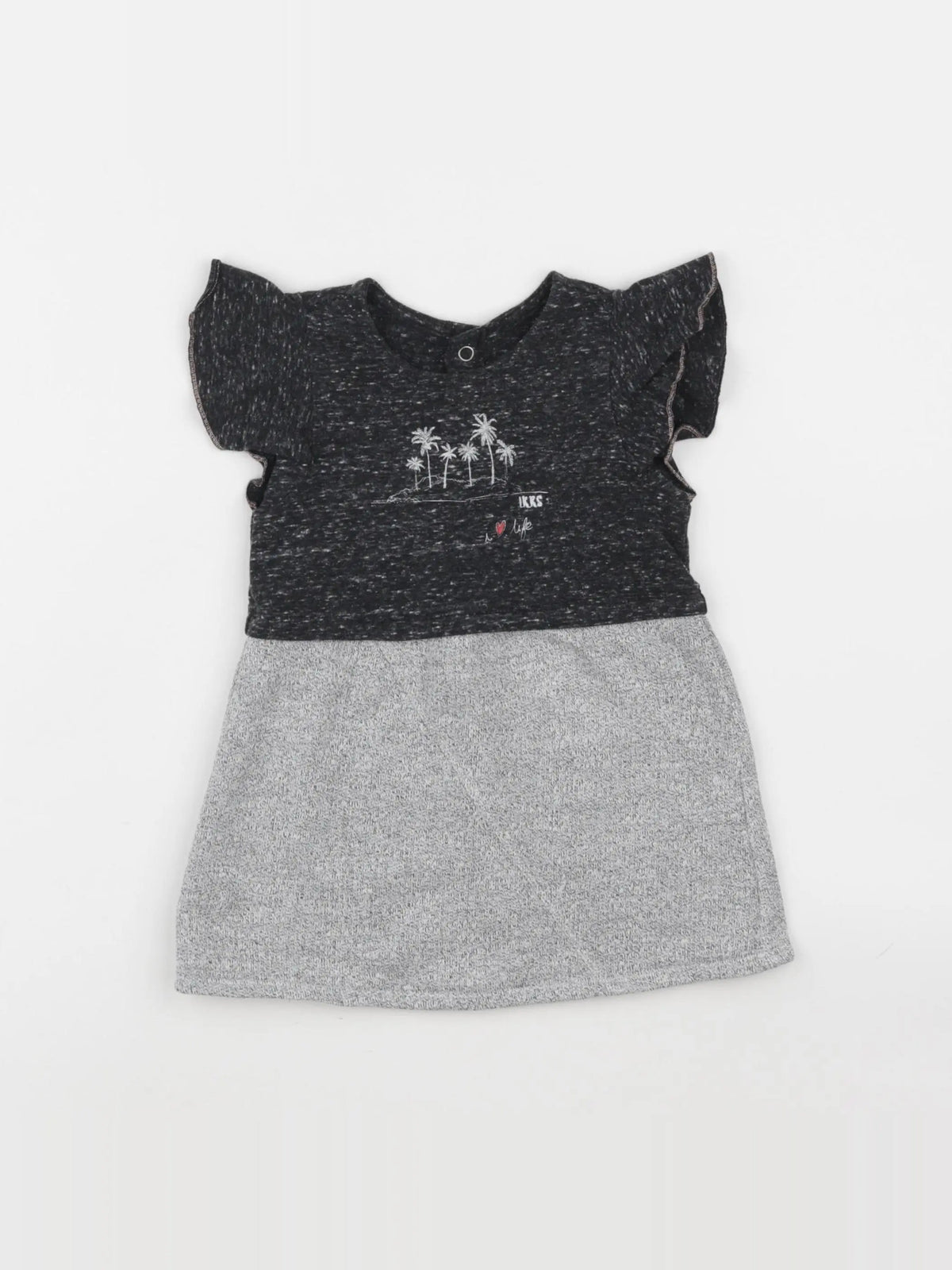 IKKS - robe gris - 12 mois