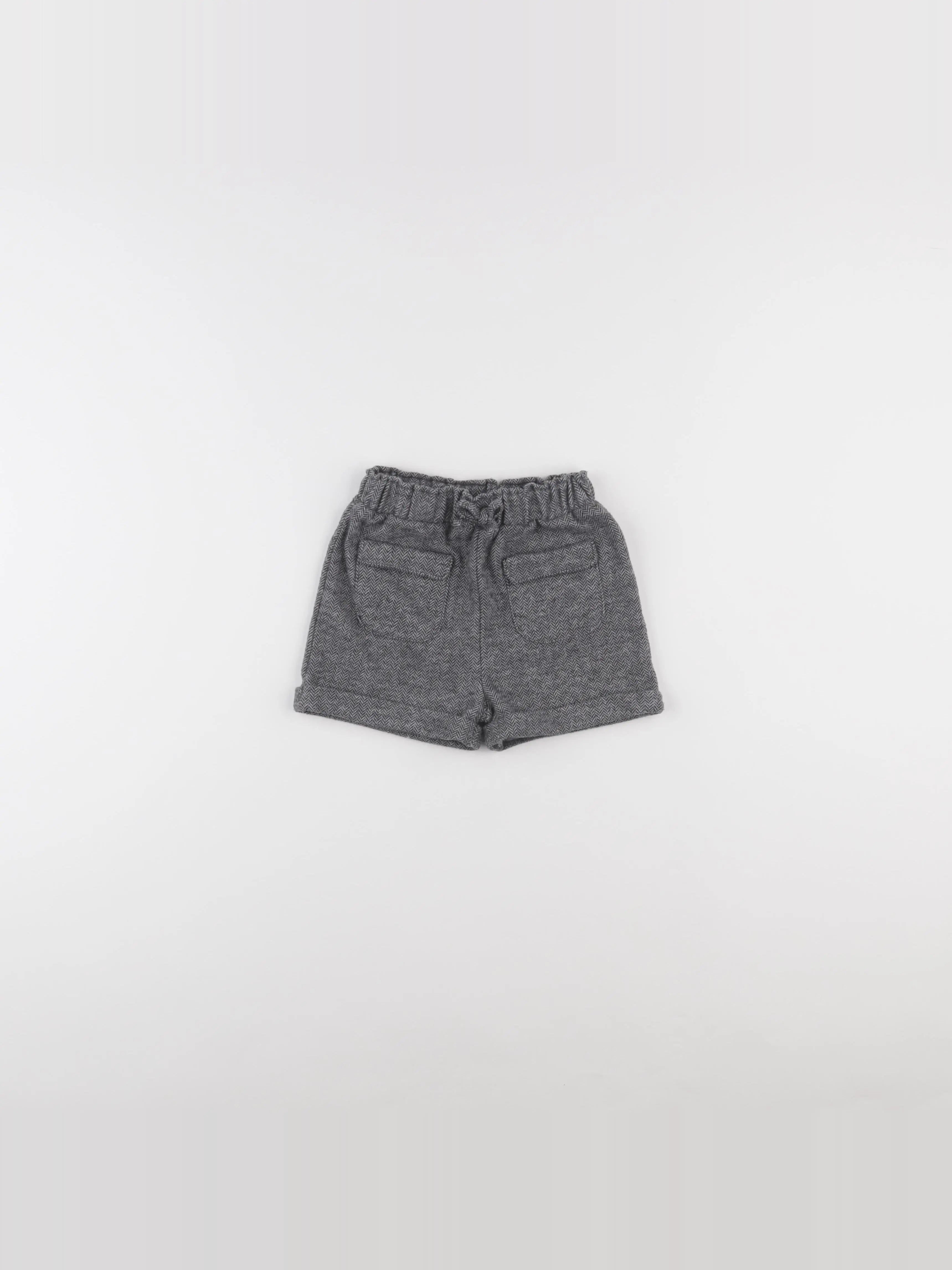 Vertbaudet - short gris - 24 mois