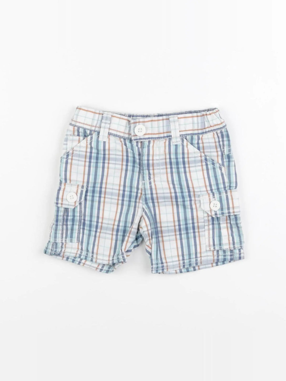 Vertbaudet - short bleu - 12 mois