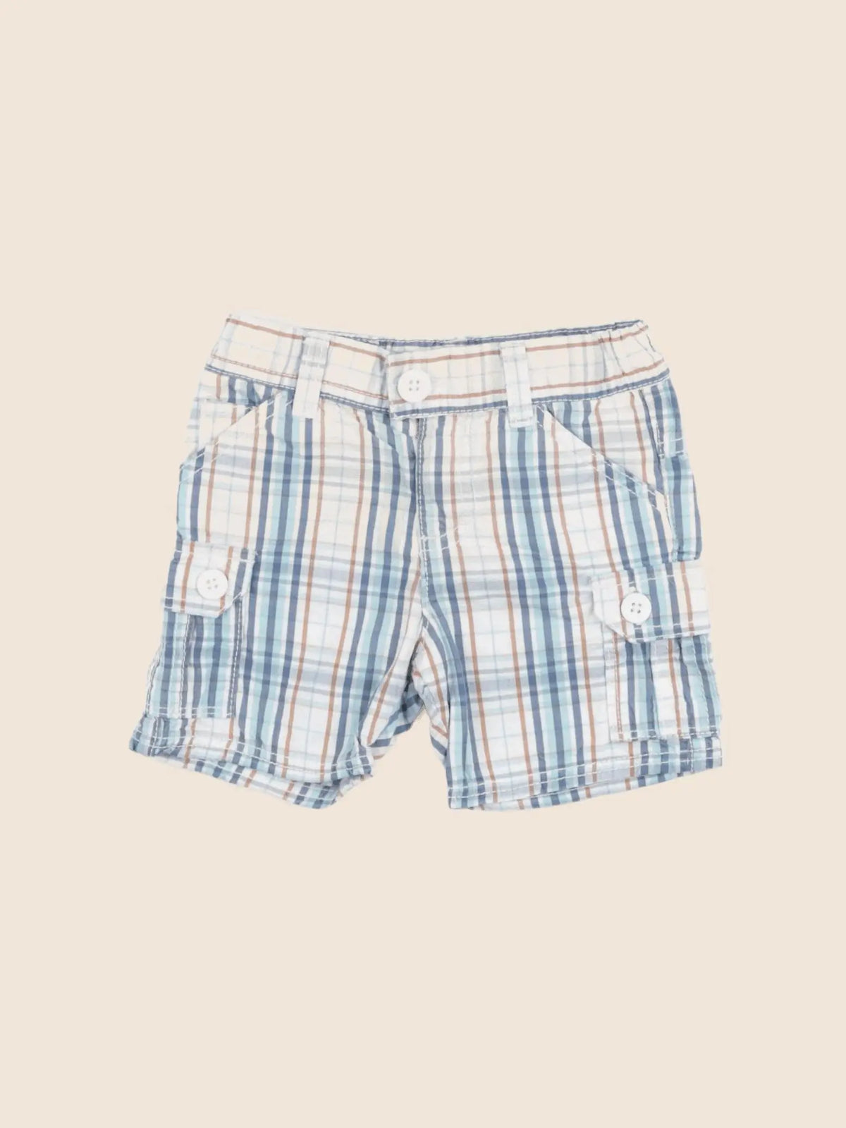 Vertbaudet - short bleu - 12 mois
