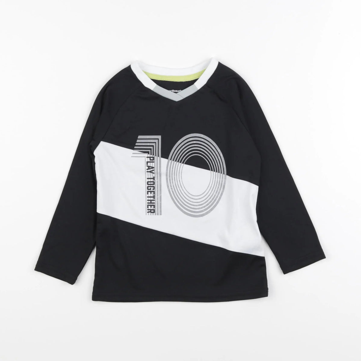 Vertbaudet - tee-shirt noir - 4 ans