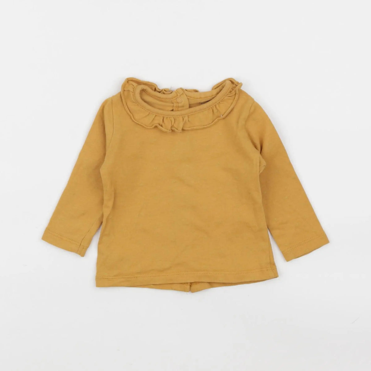 Vertbaudet - tee-shirt jaune - 6 mois