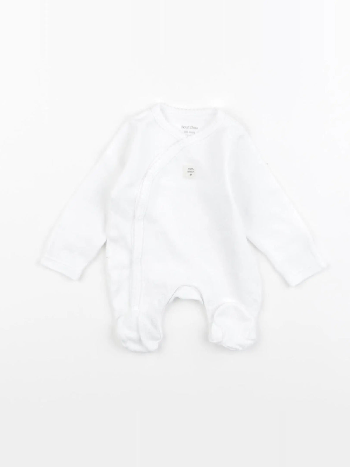 Boutchou - pyjama coton blanc - Prématuré