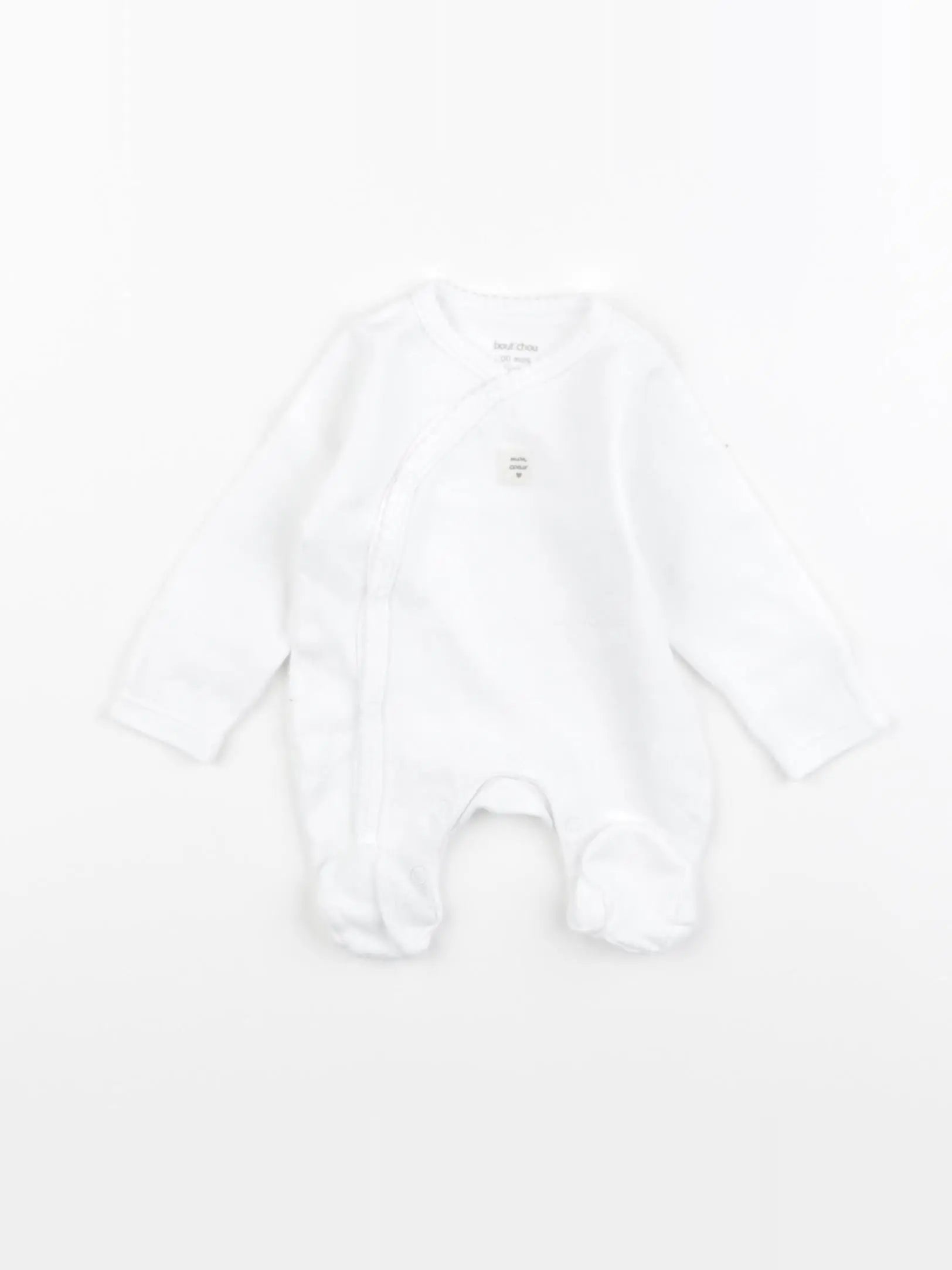 Boutchou - pyjama coton blanc - Prématuré