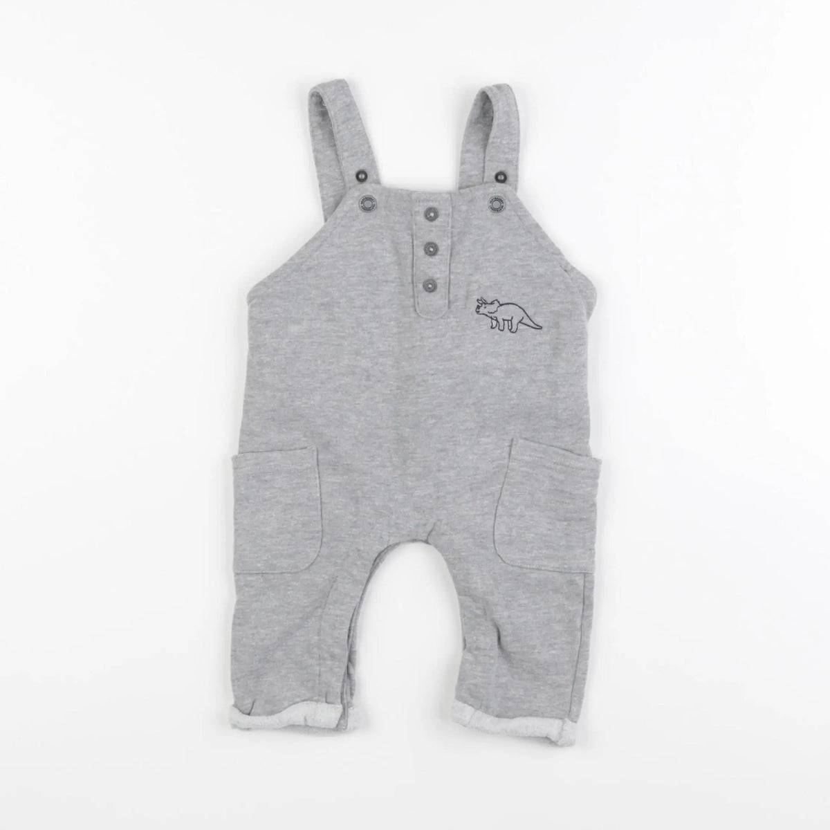 Vertbaudet - combinaison gris - 6 mois