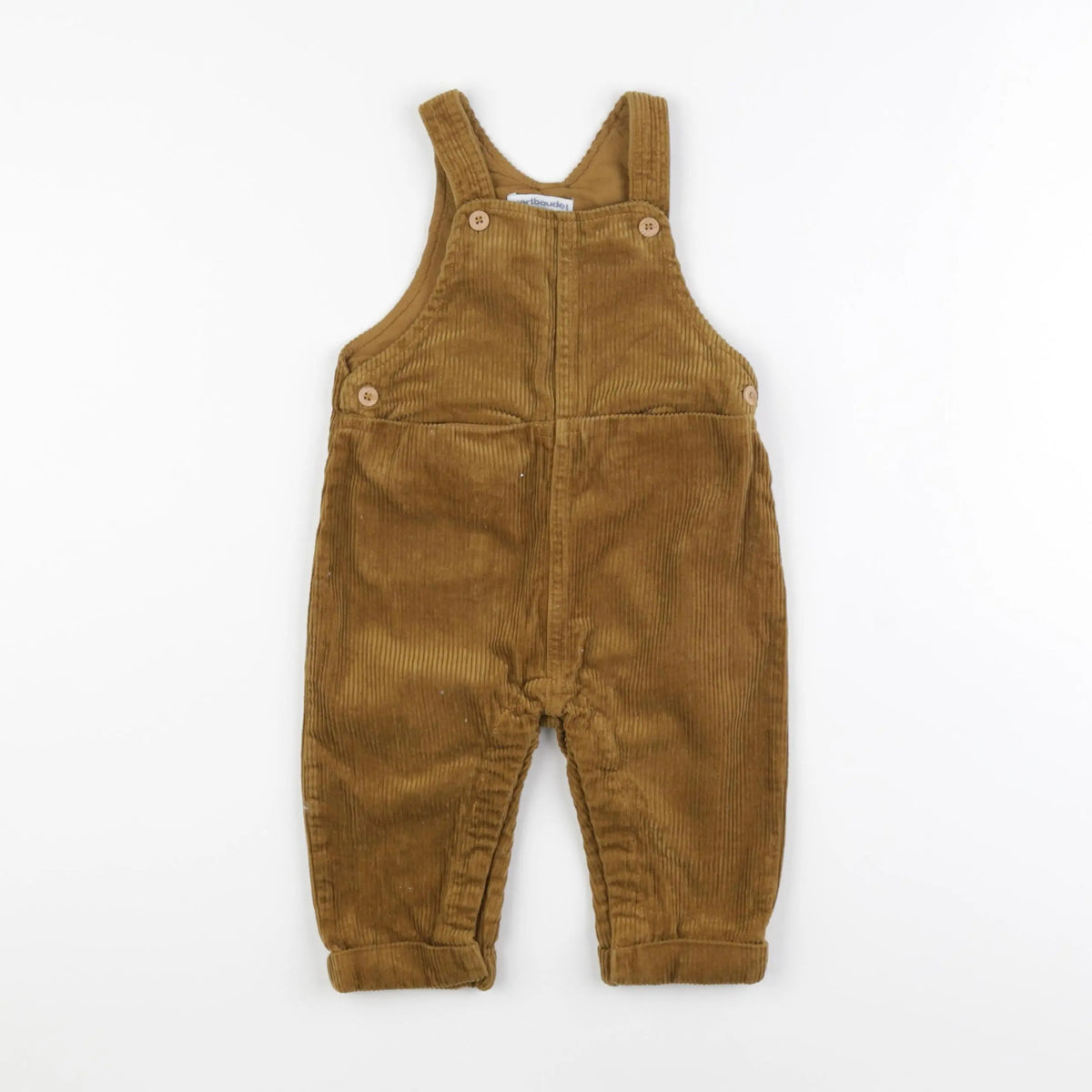 Vertbaudet - salopette marron - 12 mois