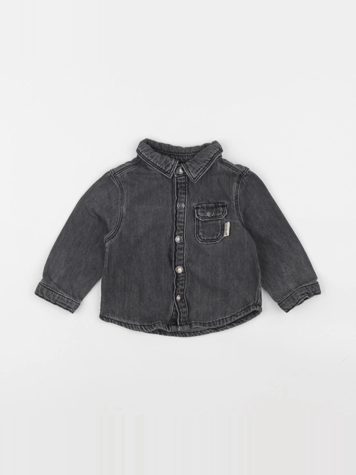 Vertbaudet - veste gris - 12 mois