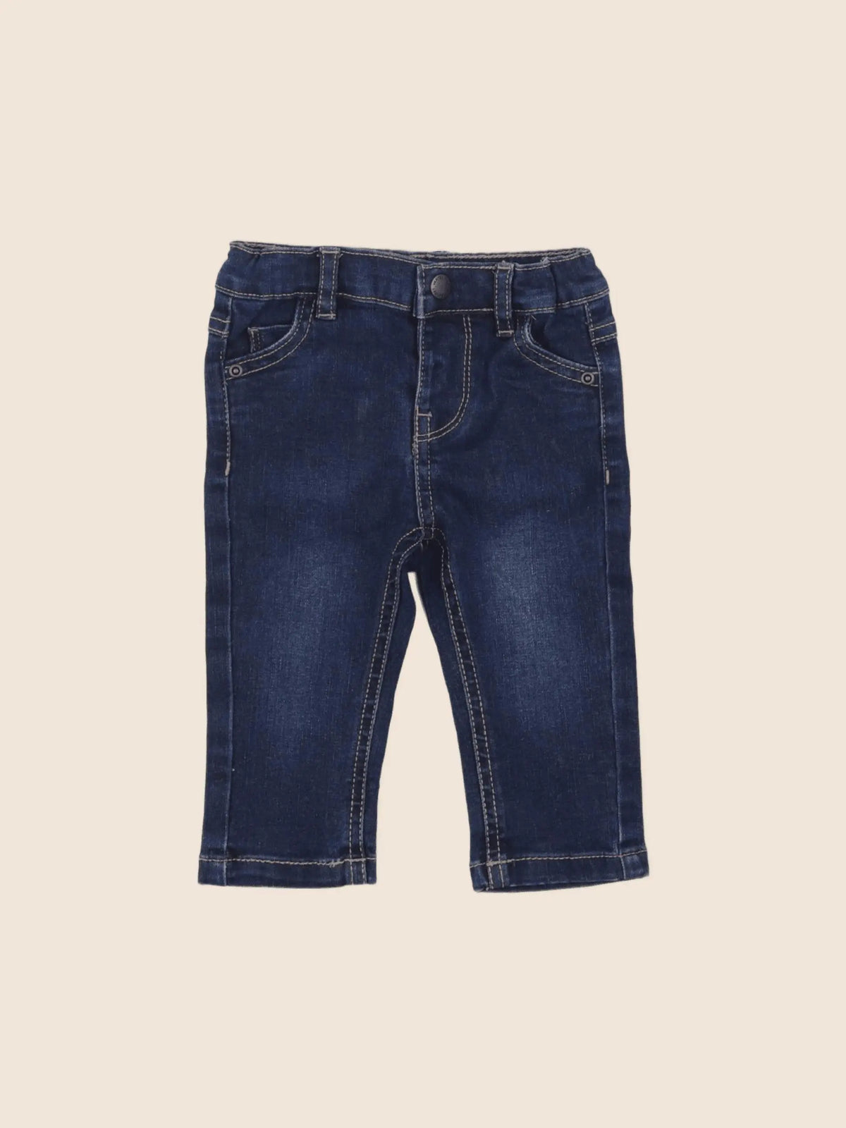 Vertbaudet - jean bleu - 6 mois