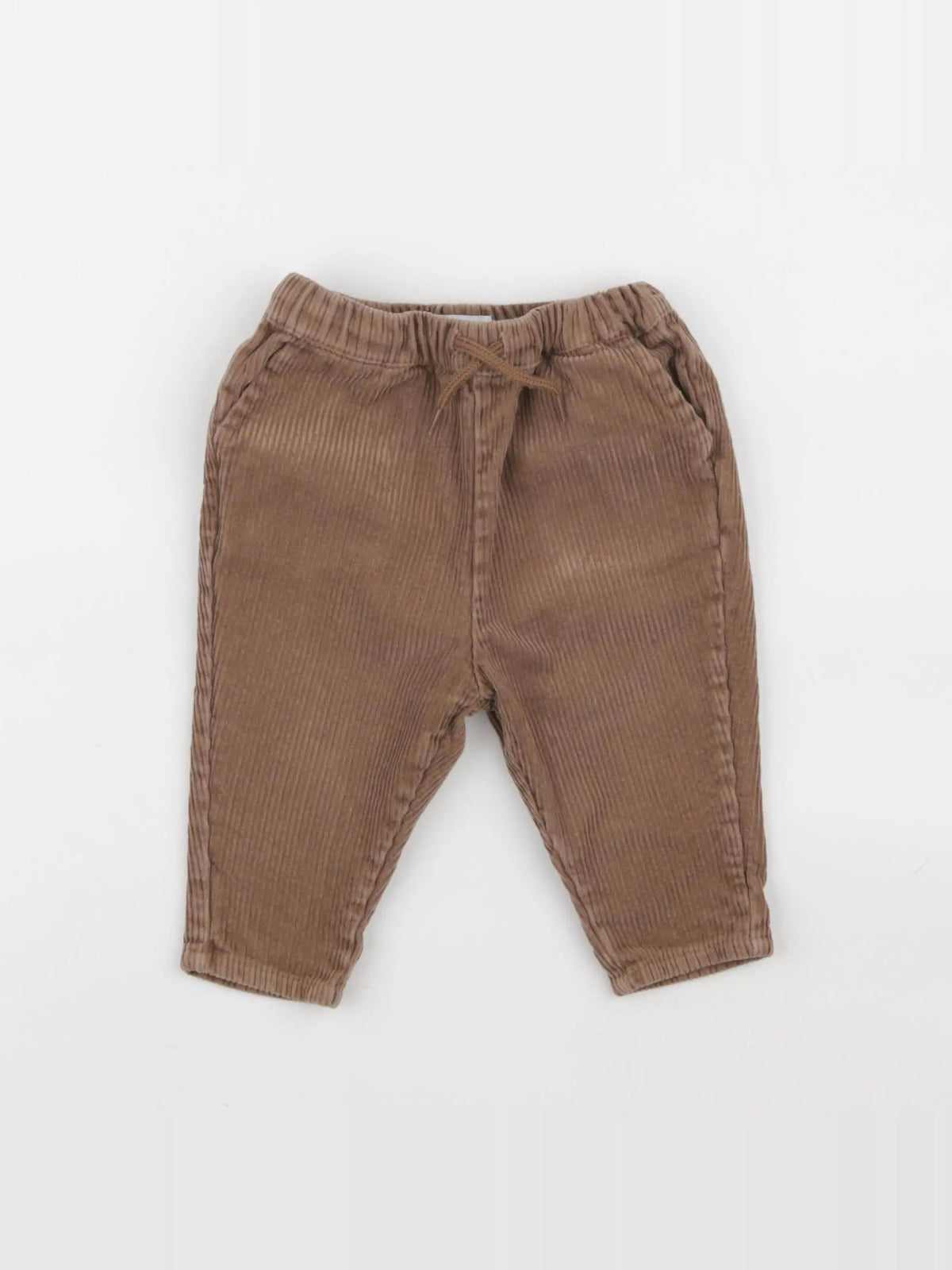 Vertbaudet - pantalon marron - 9 mois