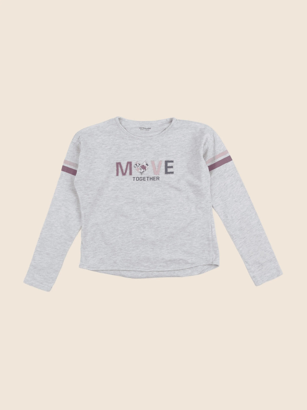 Vertbaudet - tee-shirt gris - 8 ans