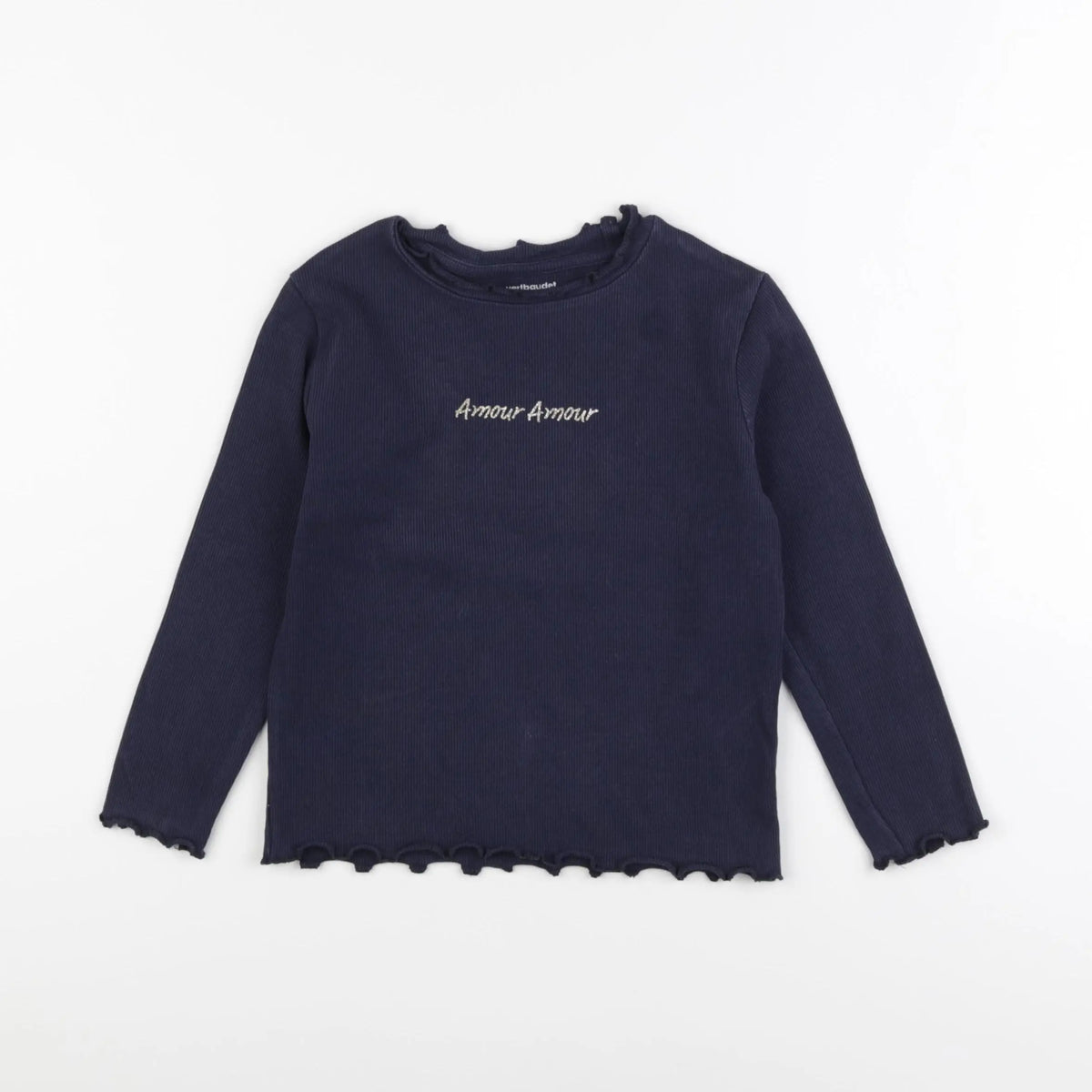 Vertbaudet - tee-shirt bleu - 6 ans