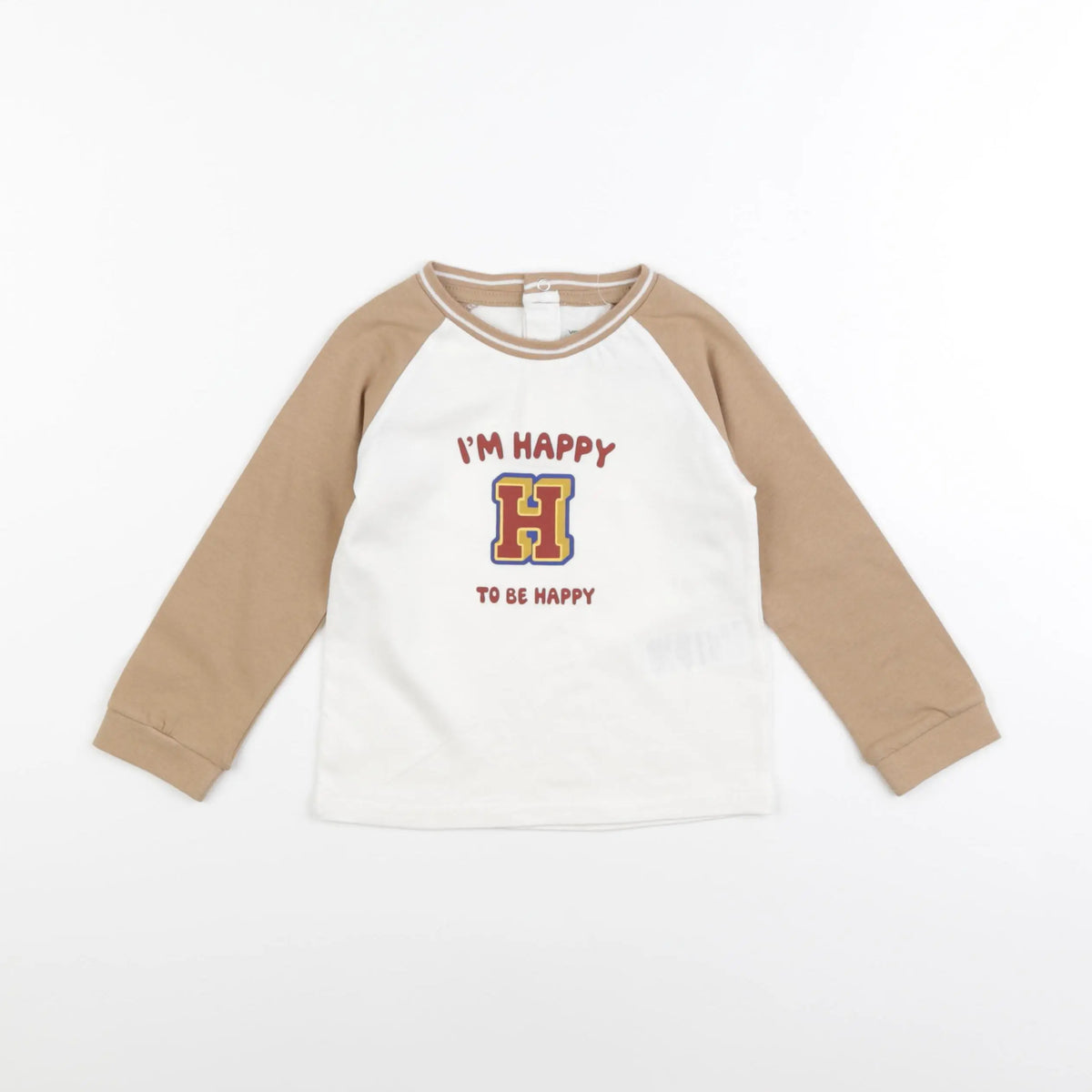 Vertbaudet - tee-shirt marron - 24 mois