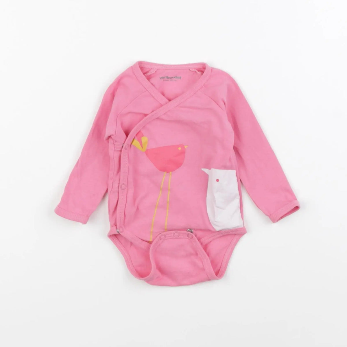 Vertbaudet - body rose - 3 mois