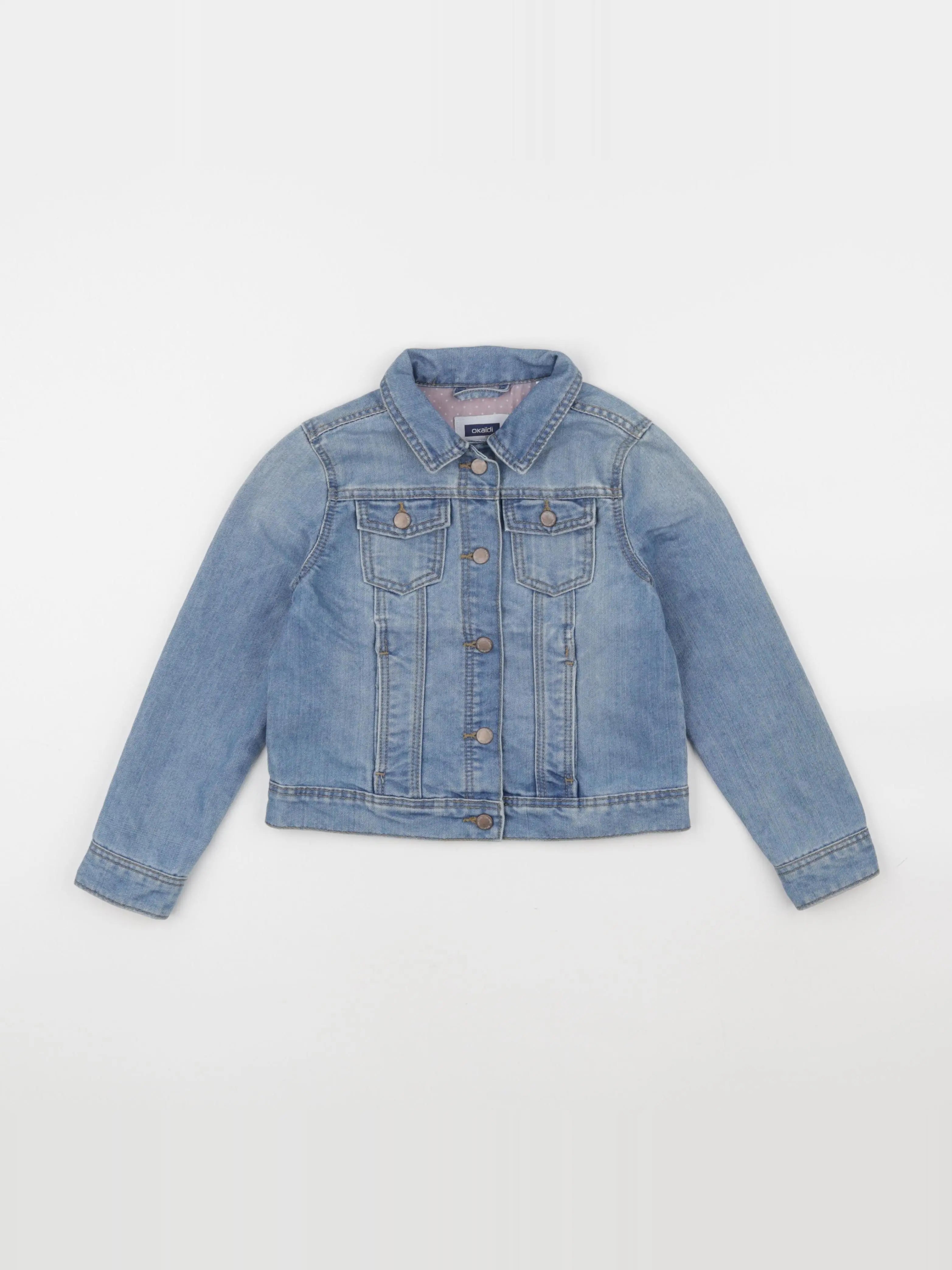 Okaidi - veste bleu - 6 ans