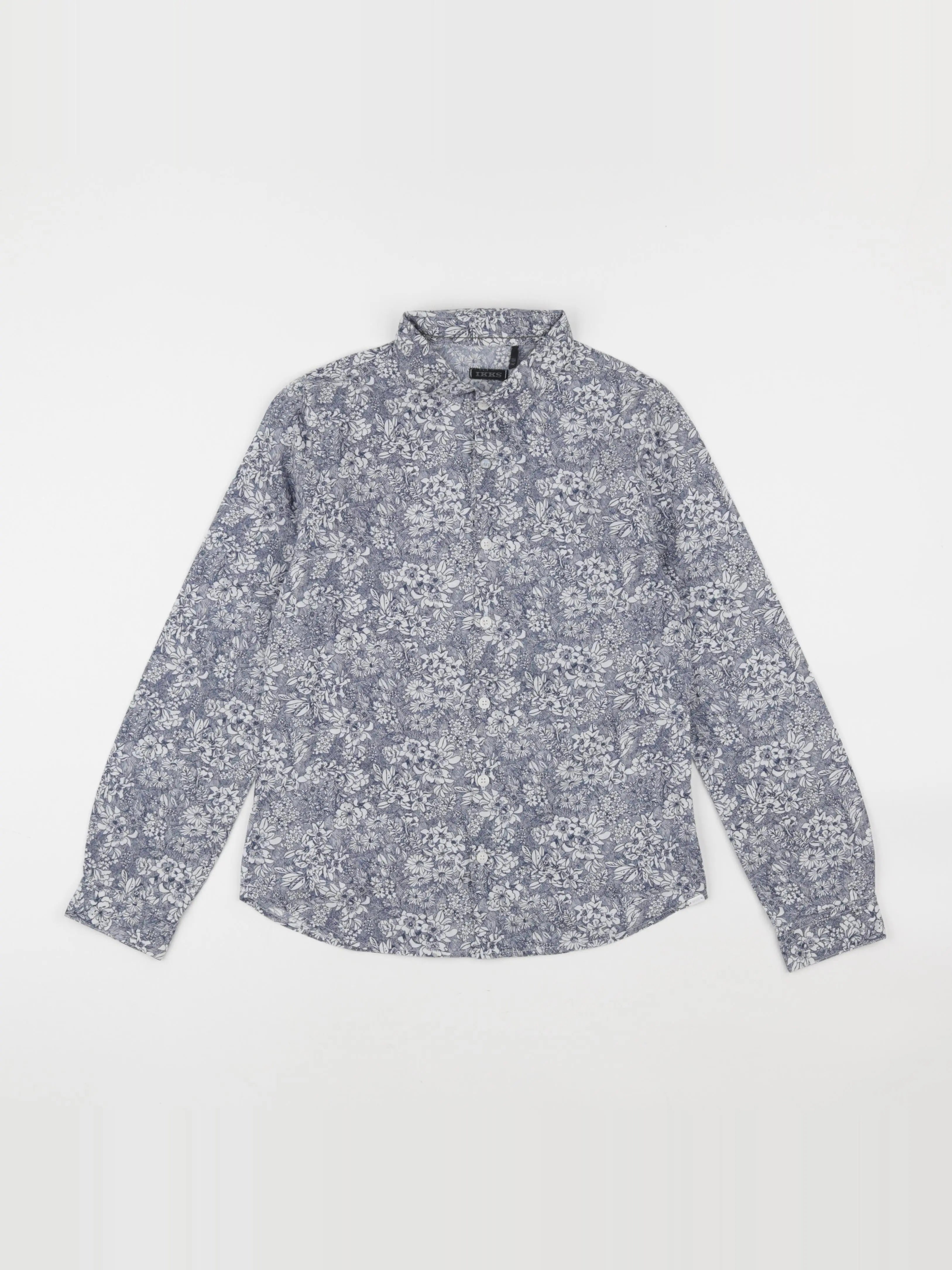 IKKS - chemise bleu - 10 ans