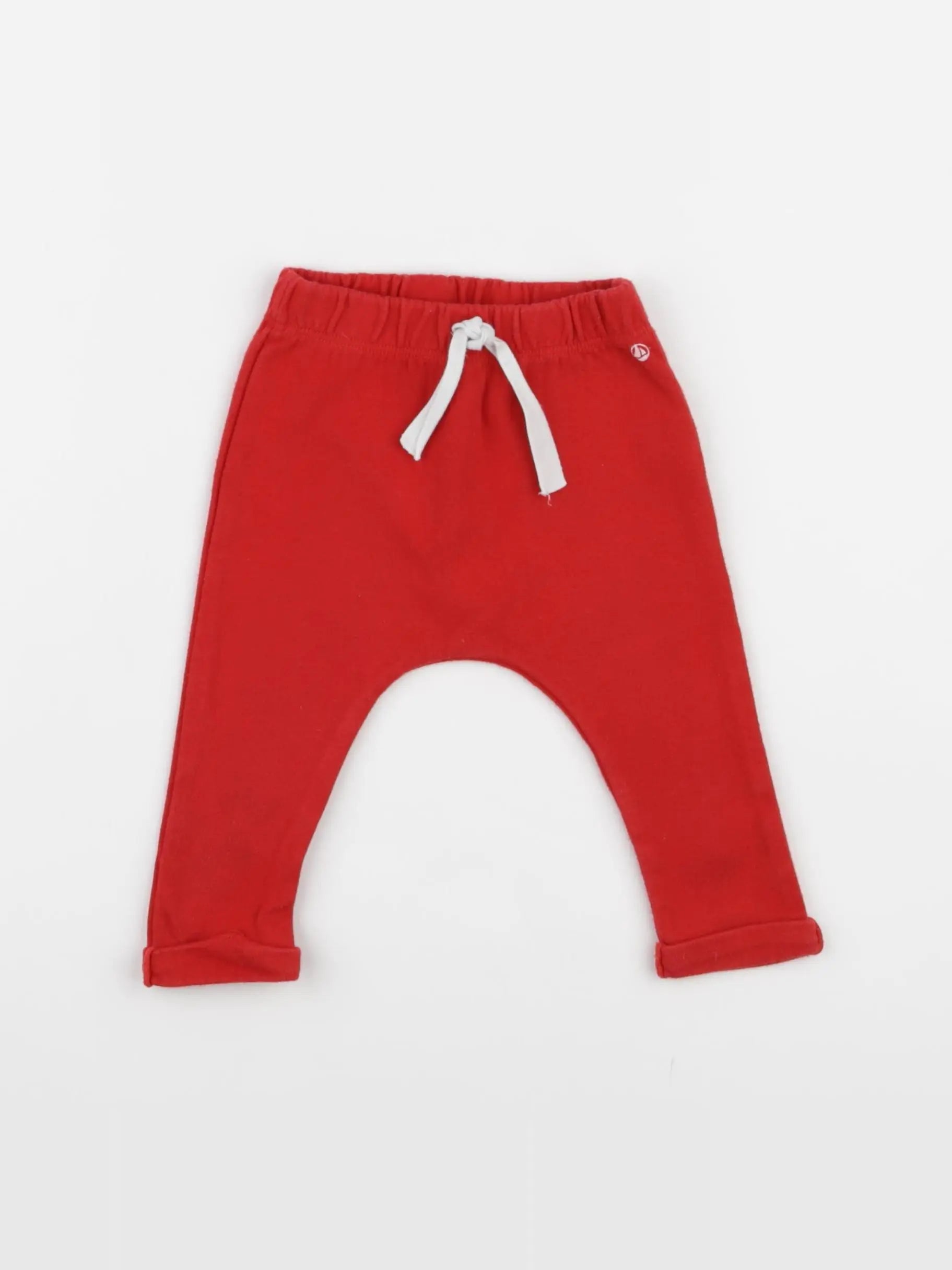Petit Bateau - sarouel rouge - 6 mois