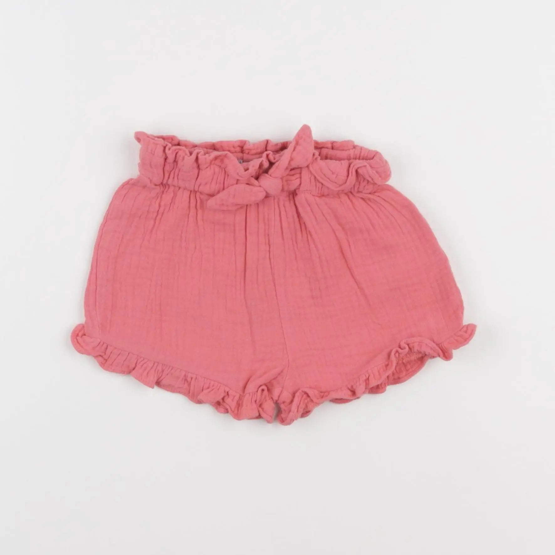 Vertbaudet - short rose - 12 mois