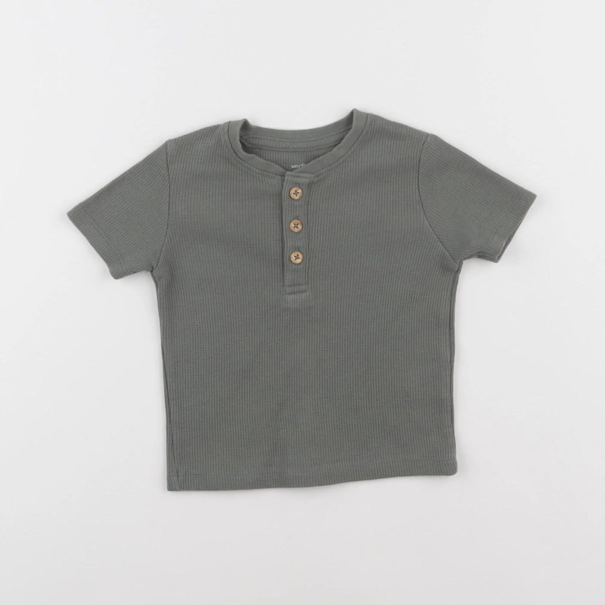 Vertbaudet - tee-shirt vert - 12 mois