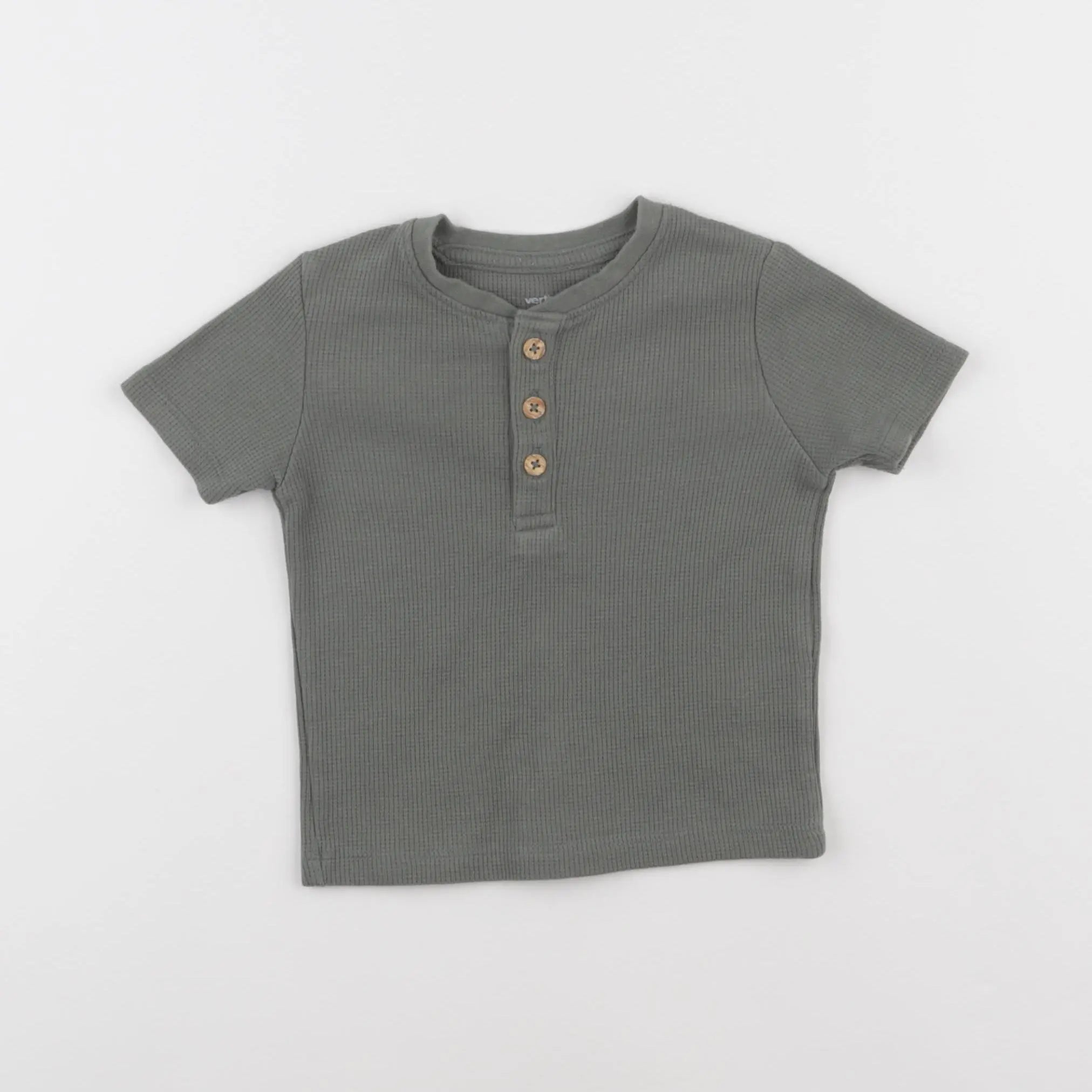 Vertbaudet - tee-shirt vert - 12 mois