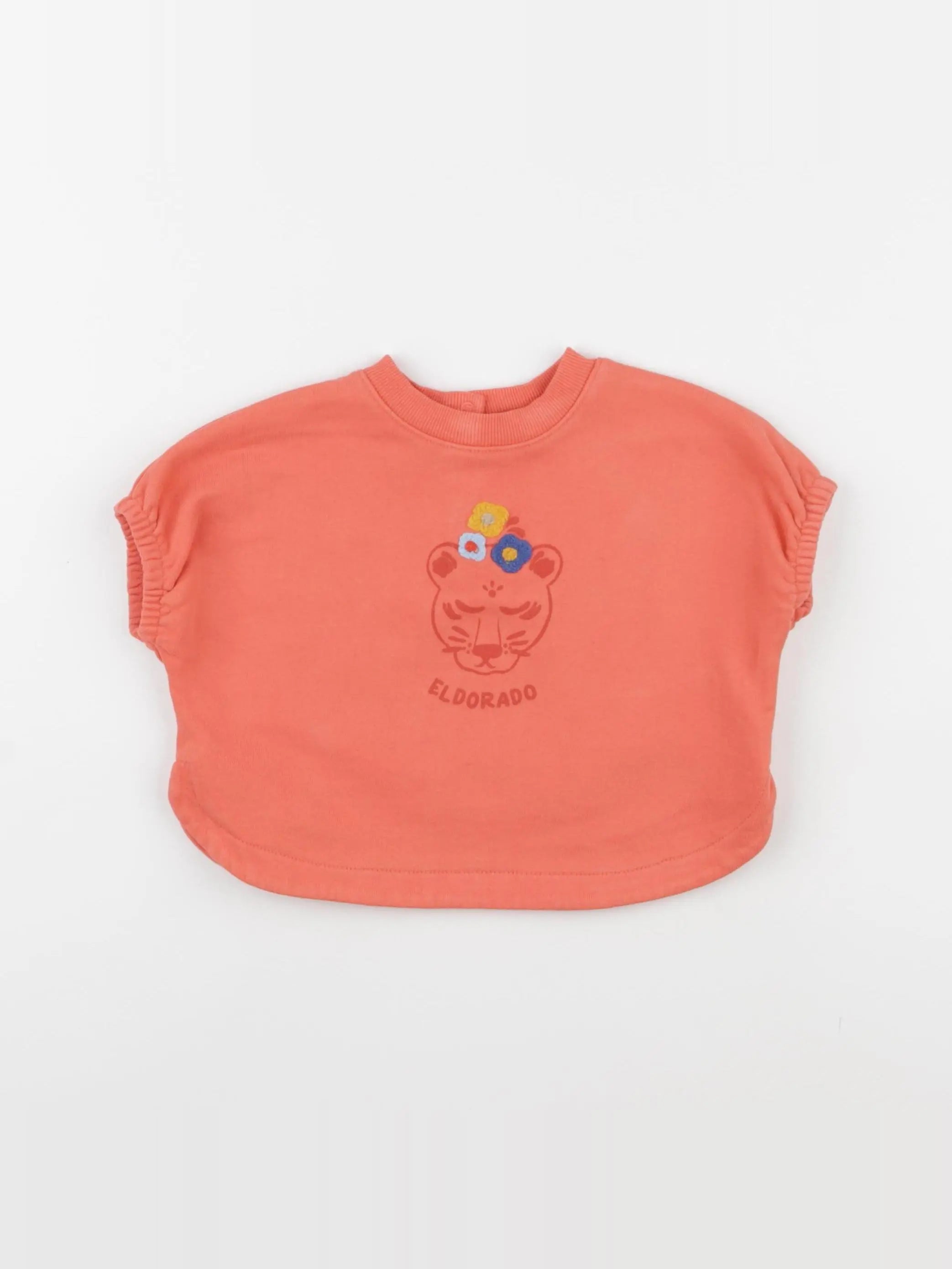 Tape à l'oeil - sweat orange - 12 mois