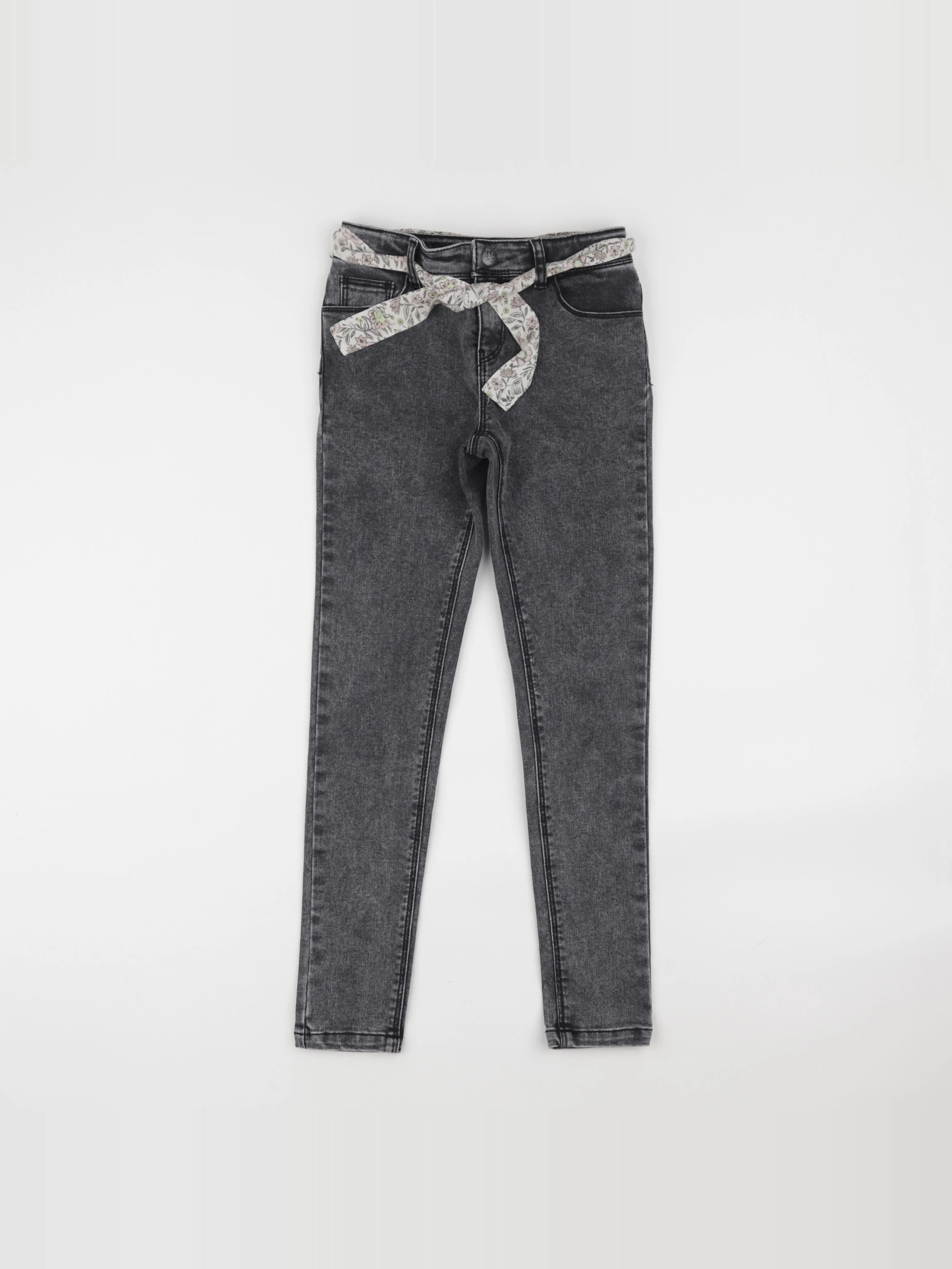 IKKS - jean gris - 10 ans