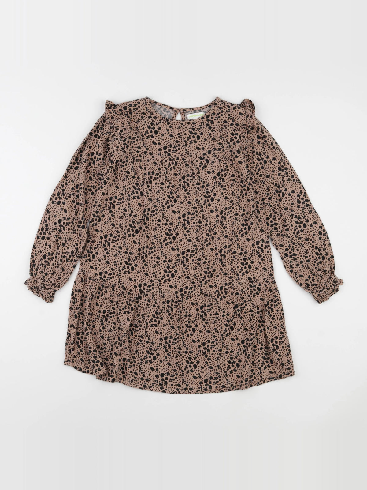 Vertbaudet - robe marron - 8 ans