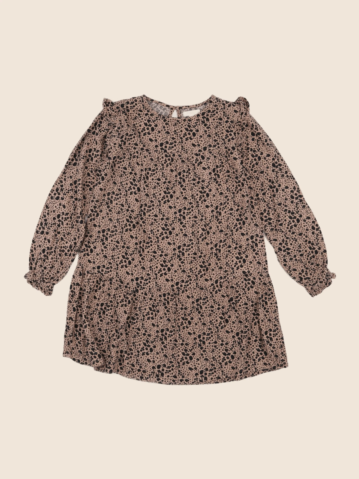 Vertbaudet - robe marron - 8 ans