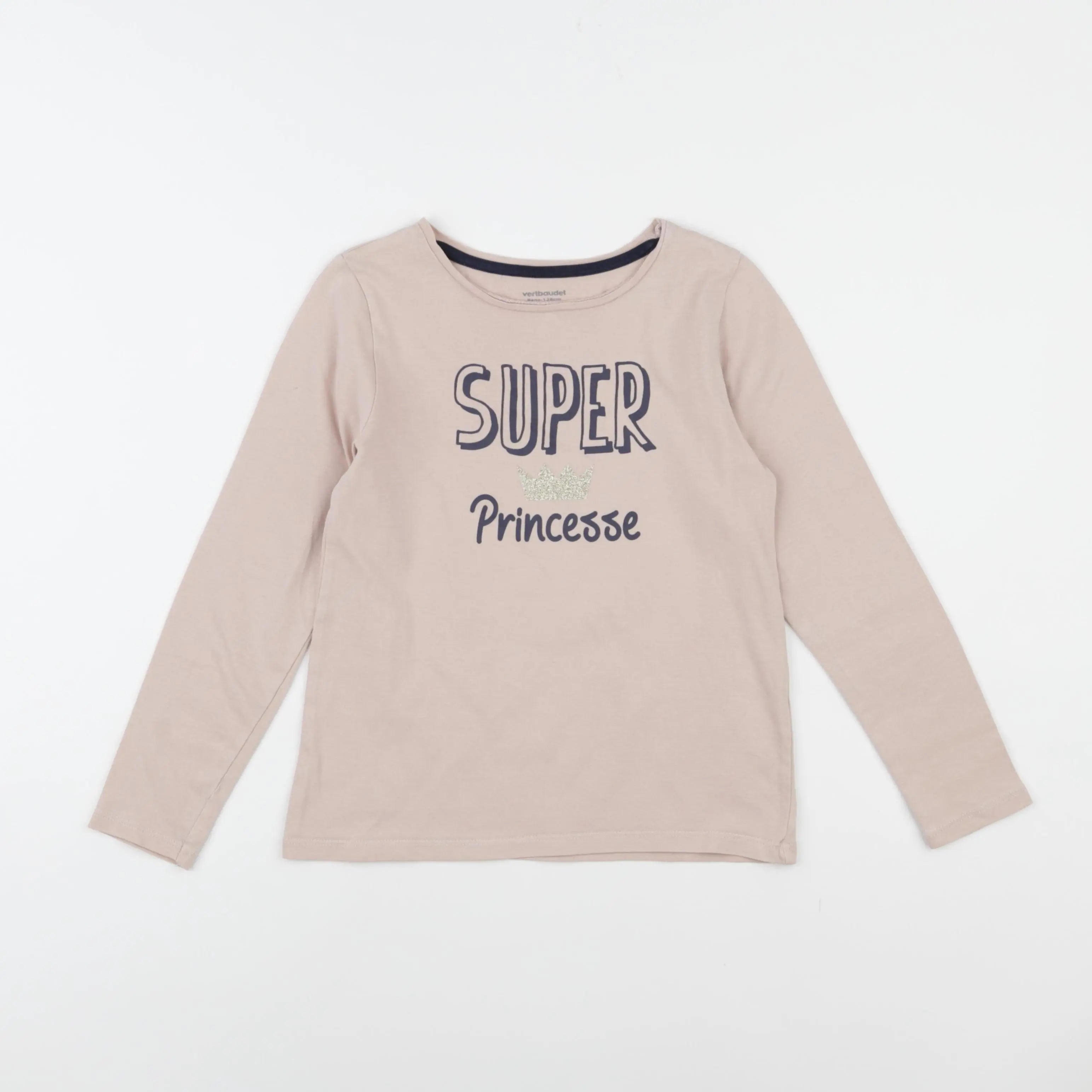 Vertbaudet - tee-shirt rose - 8 ans