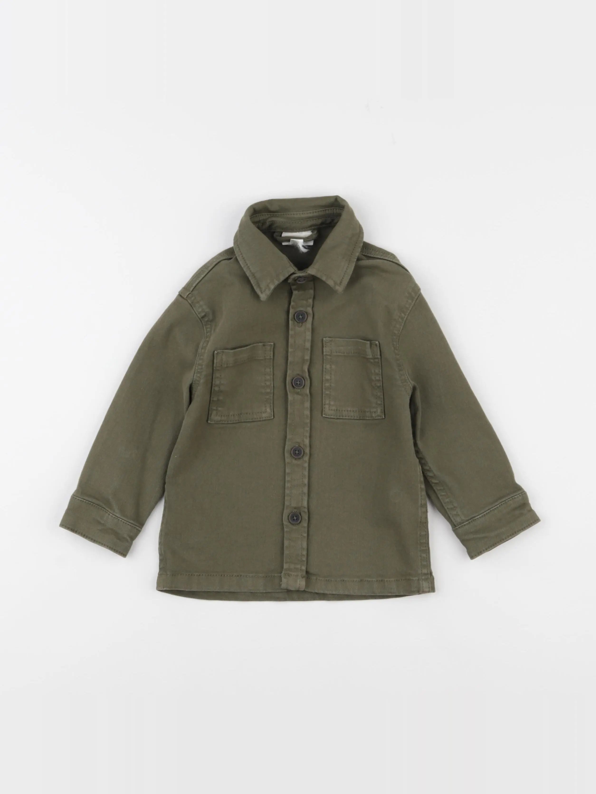 Vertbaudet - veste imprimé au dos vert - 2 ans