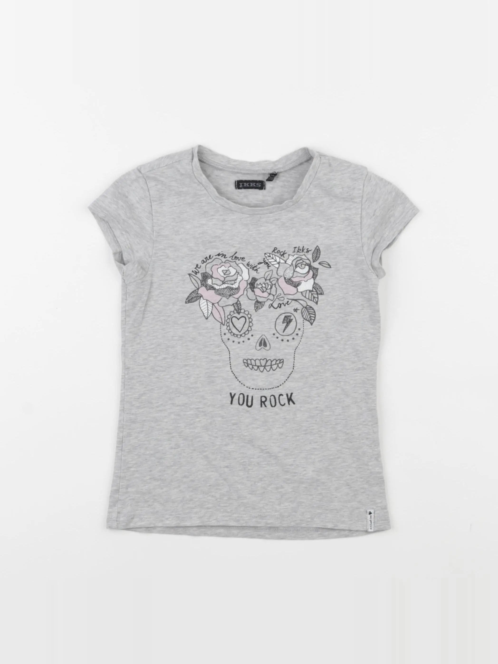 IKKS - tee-shirt gris - 5 ans
