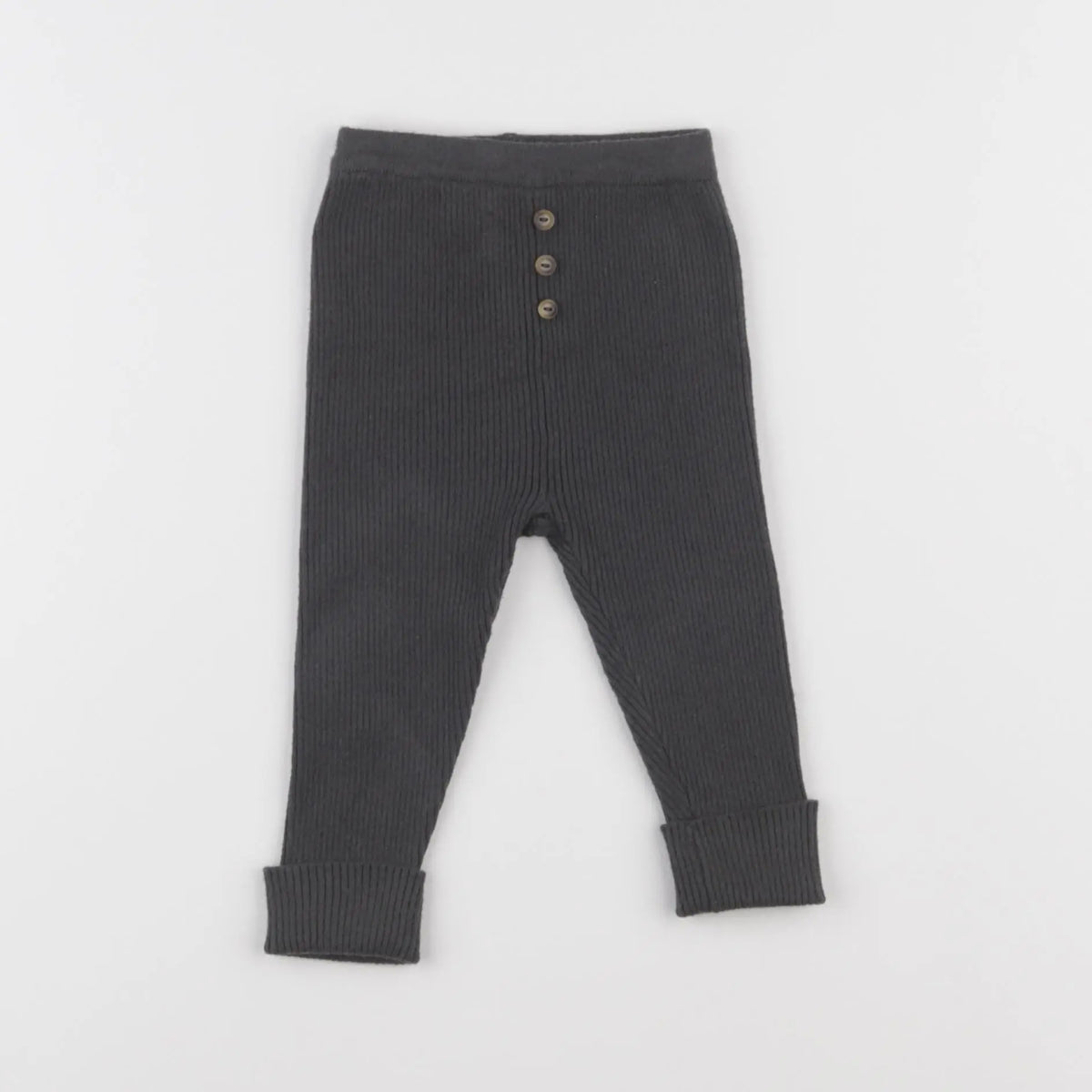 Vertbaudet - legging gris - 6 mois