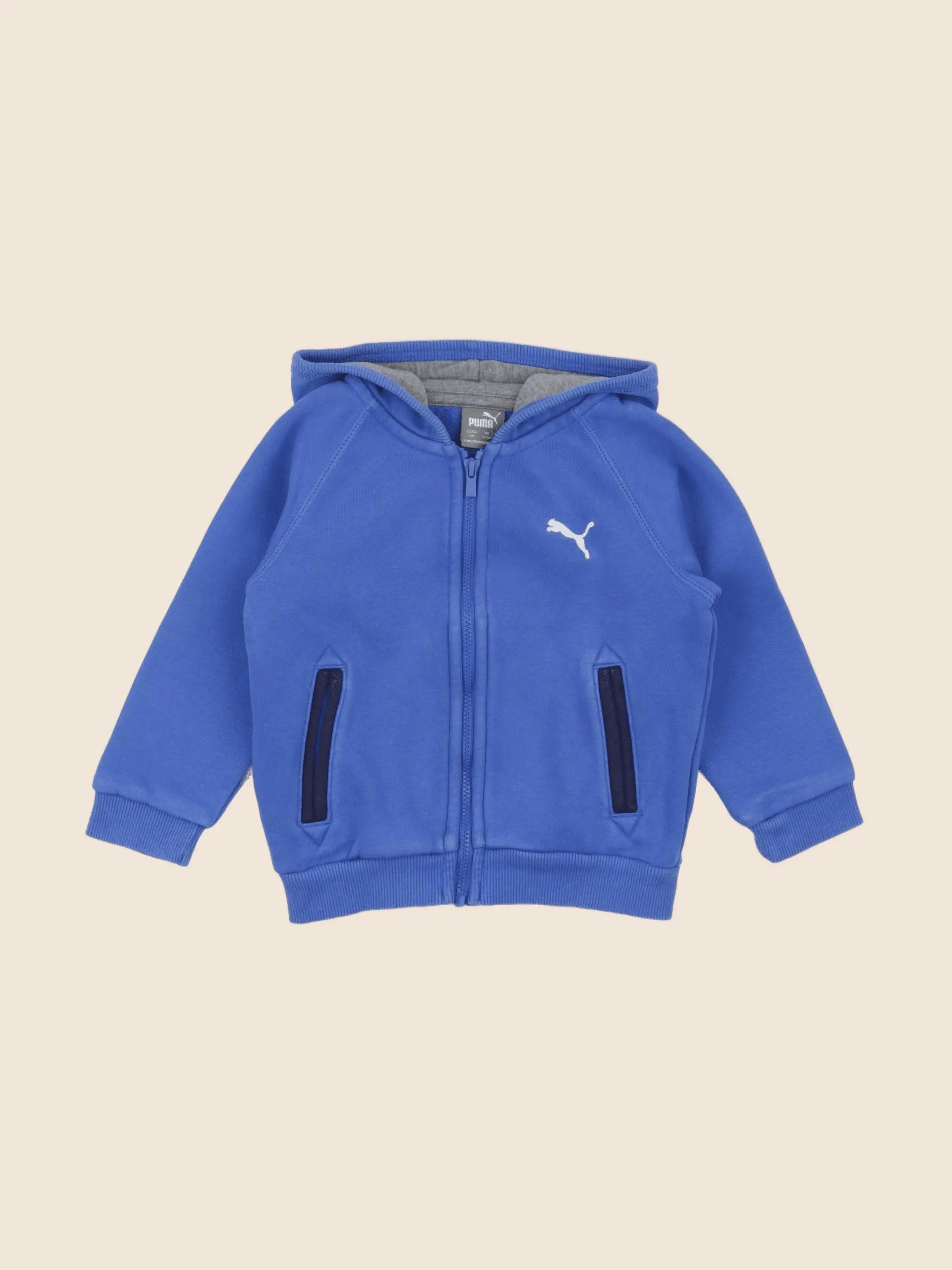 Puma - sweat bleu - 9/12 mois