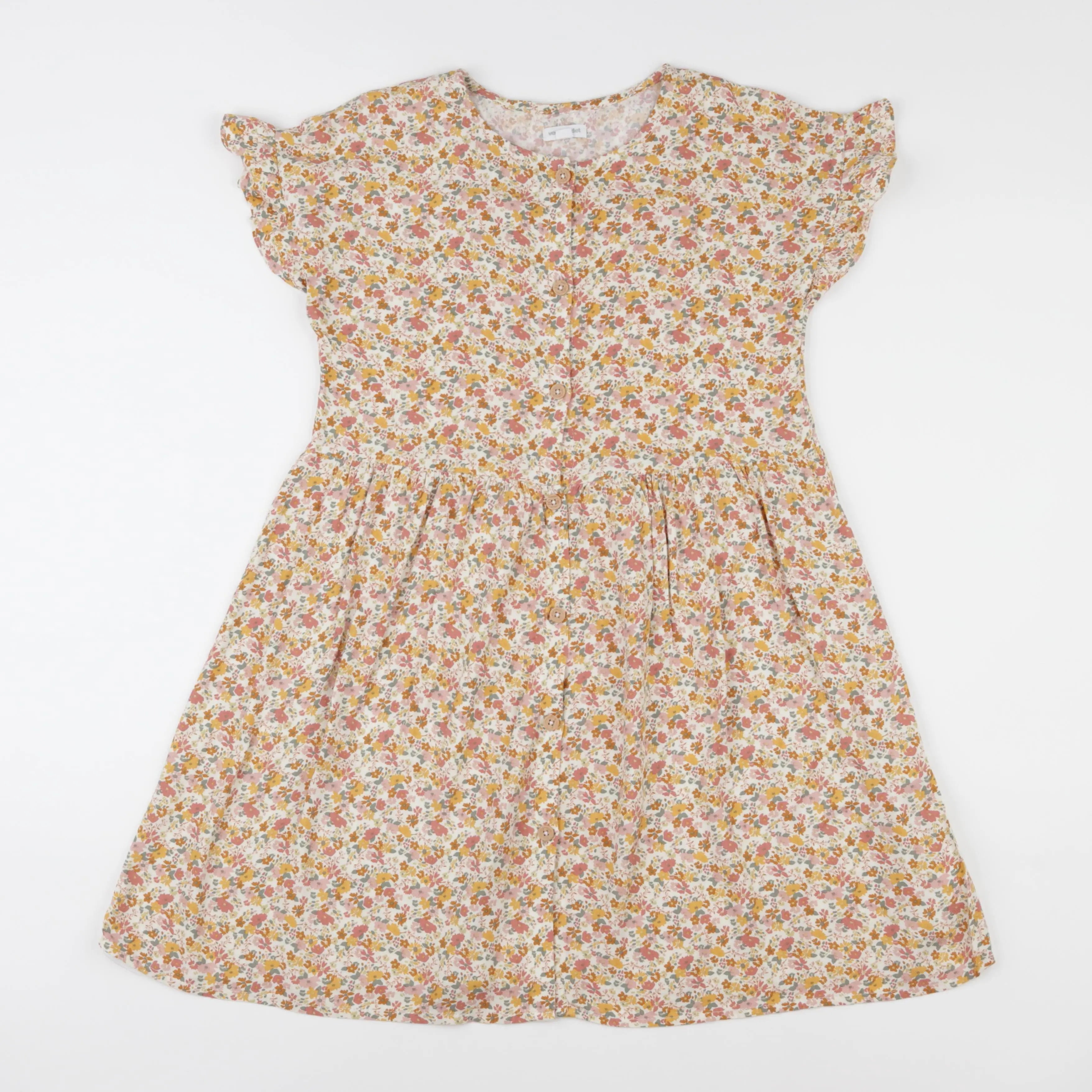 Vertbaudet - robe jaune - 10 ans