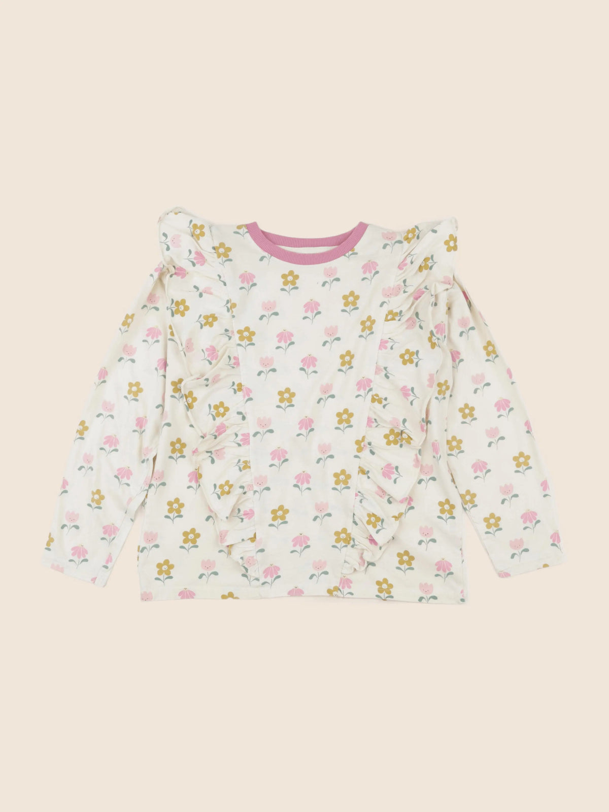 Vertbaudet - tee-shirt beige - 10 ans
