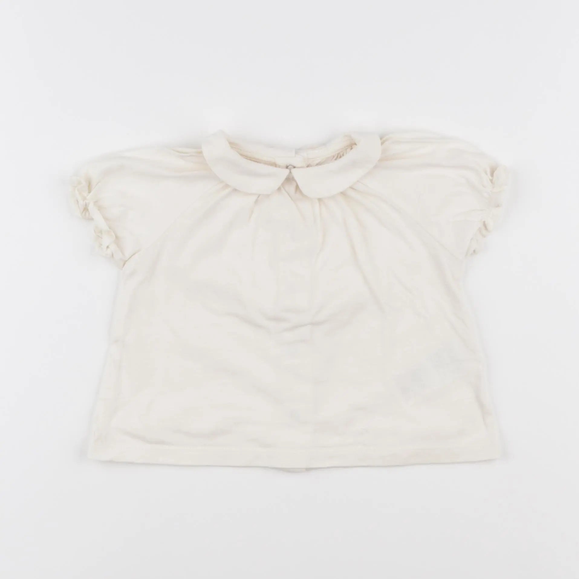 Vertbaudet - tee-shirt blanc - 12 mois