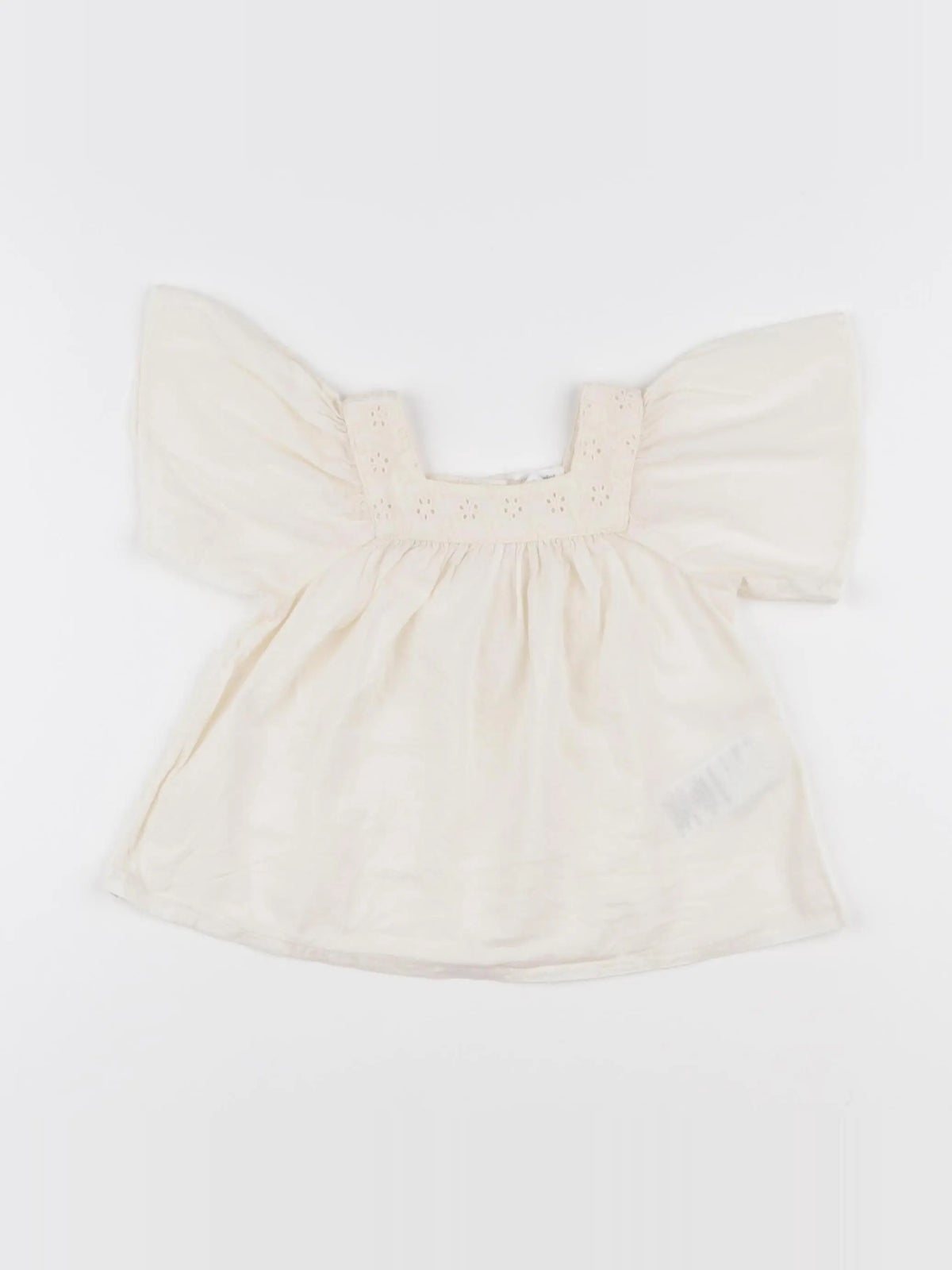 Vertbaudet - blouse blanc - 12 mois
