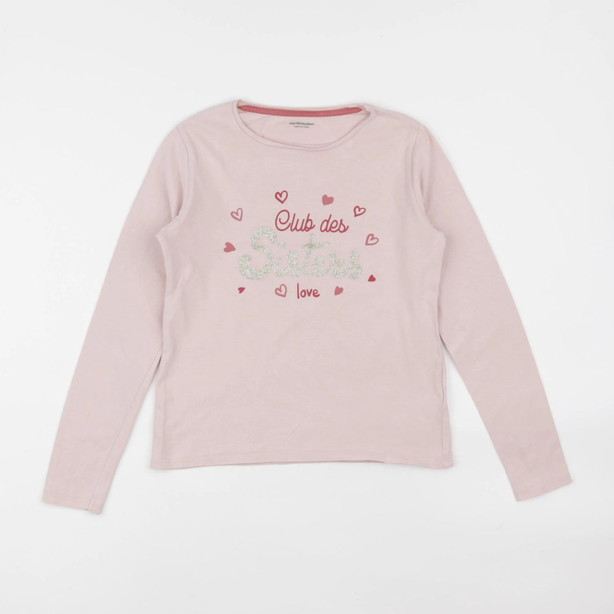 Vertbaudet - tee-shirt rose - 10 ans