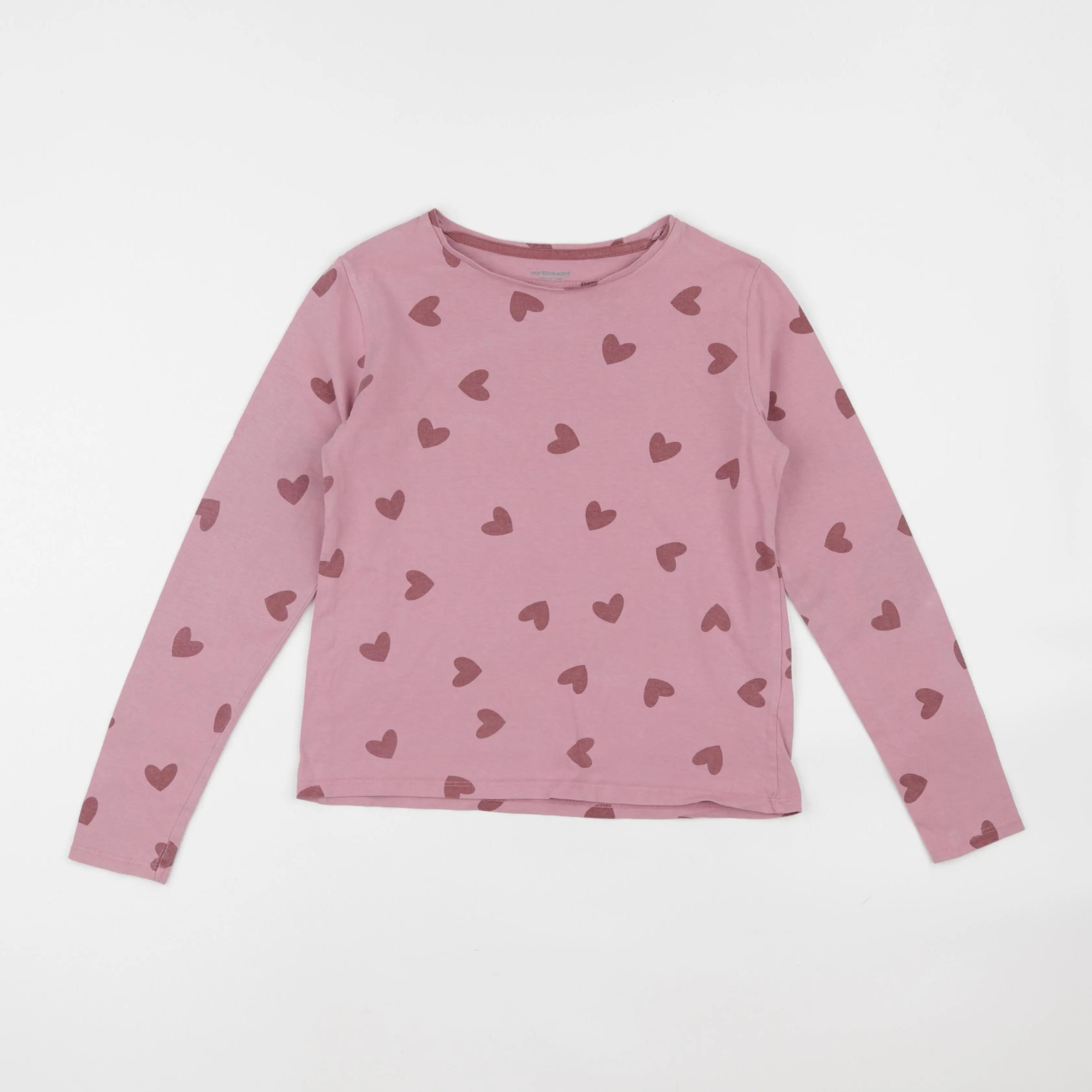 Vertbaudet - tee-shirt rose - 10 ans
