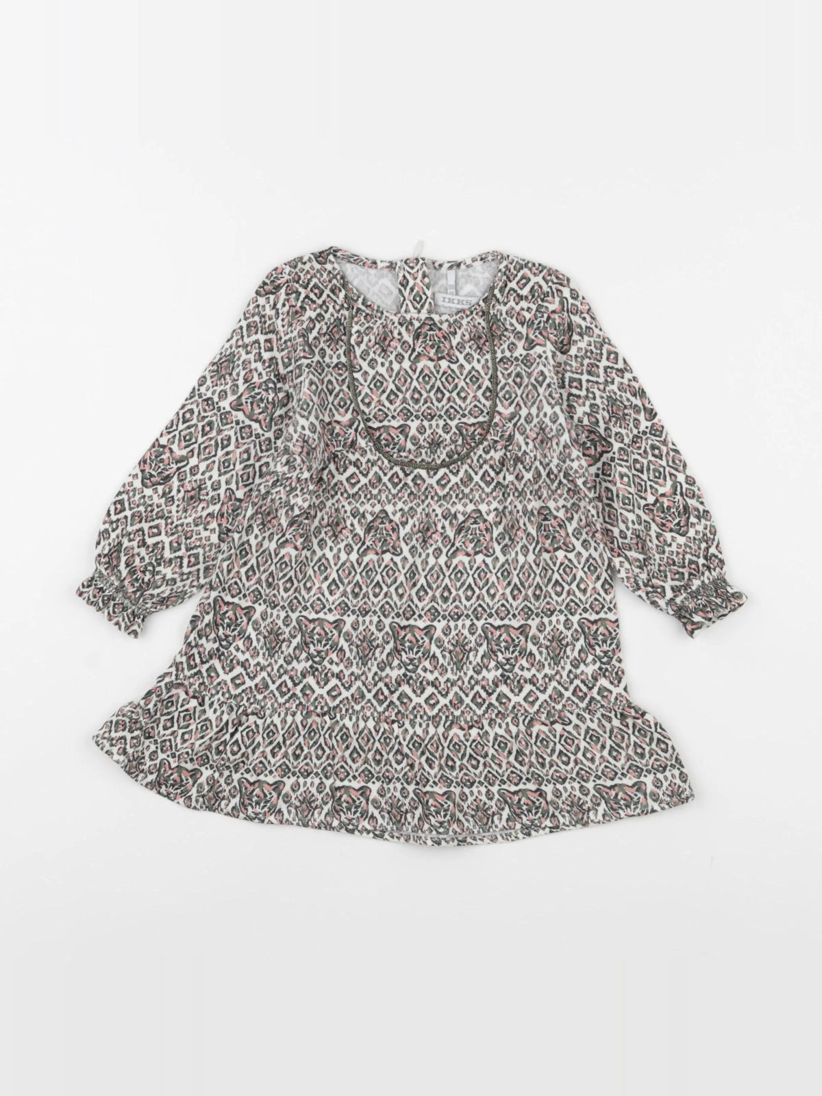 IKKS - robe rose, vert - 18 mois